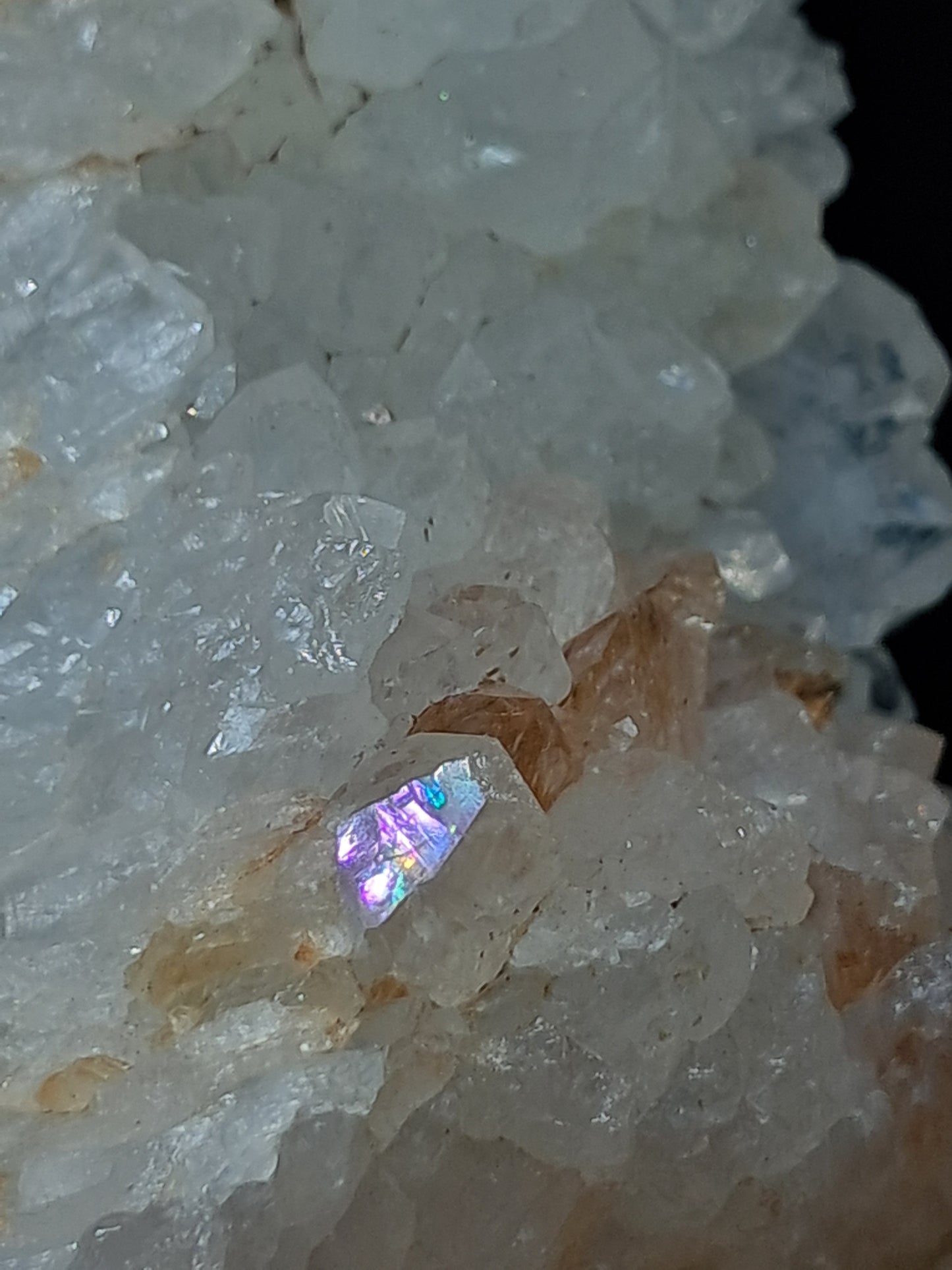 Iris Quartz (Anandalite) cluster #AQ7 Non-precious stone)