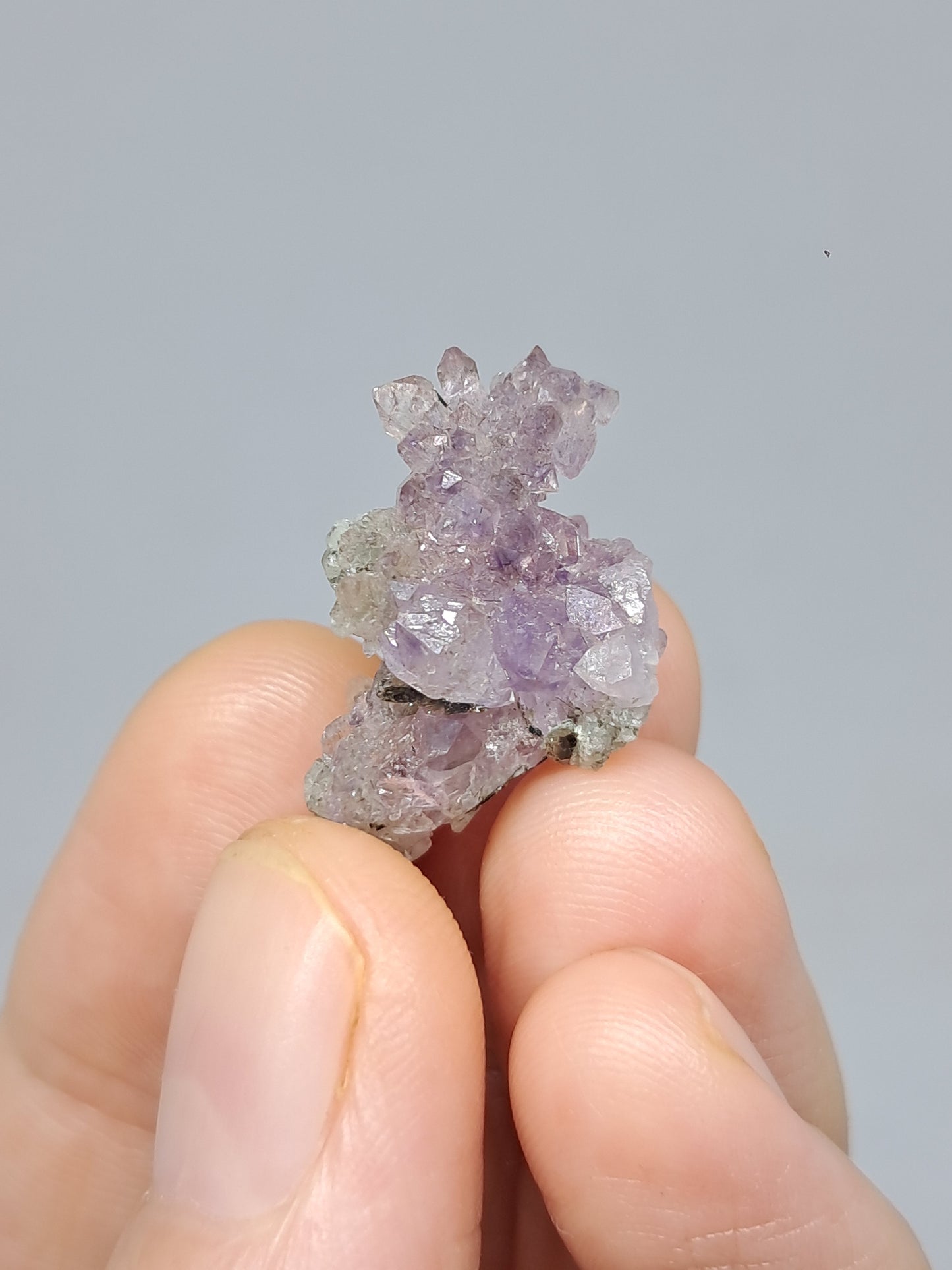 Set of 3 Amethyst from Karur | Natural Crystals | Mineral Specimen #KA171