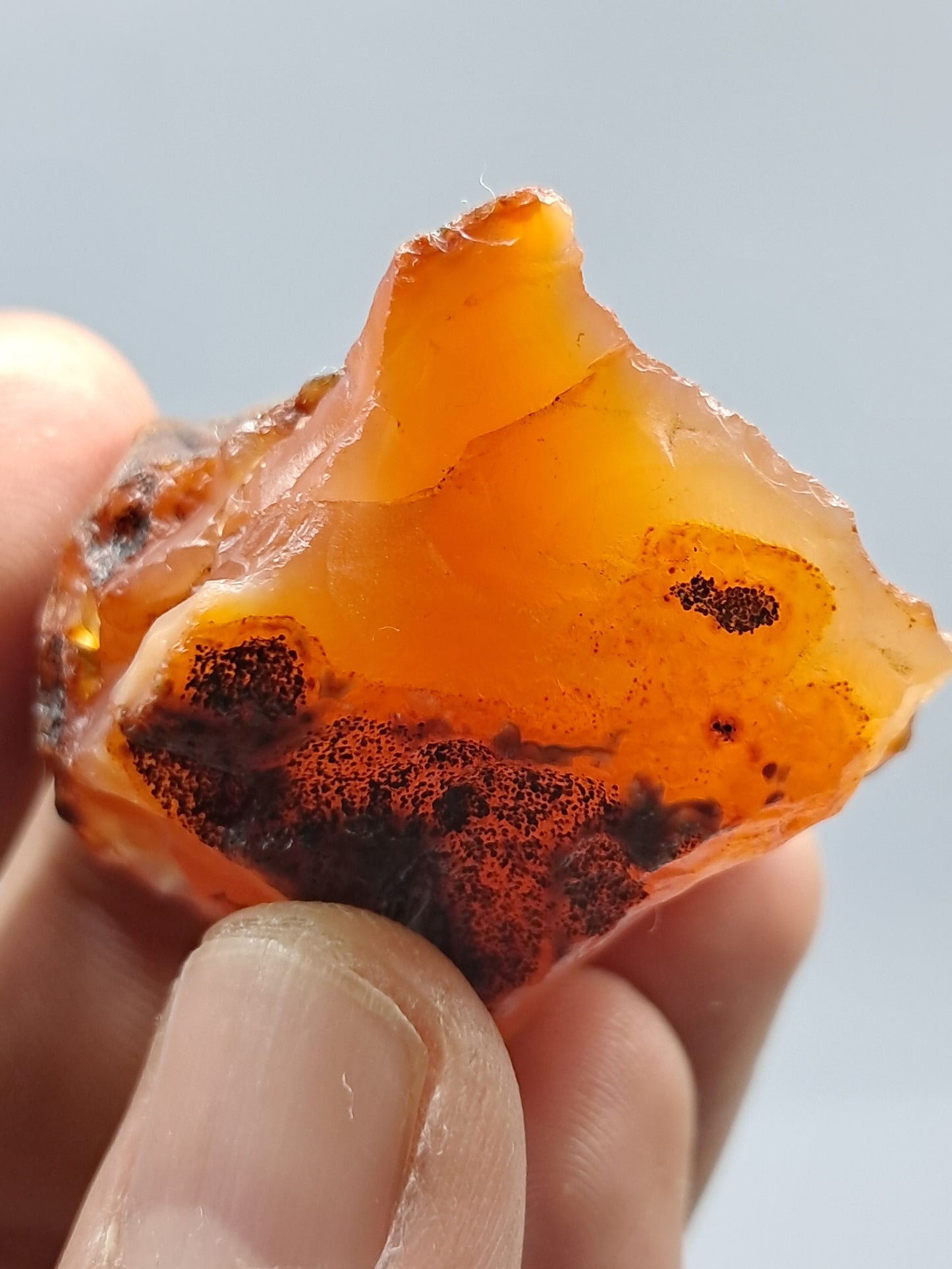 Rough Carnelian (Non-precious Natural Stone) #CRN10