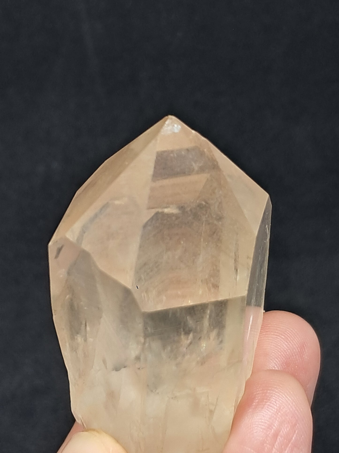 Natural Citrine "Kundalini" (Democratic Republic of Congo) Crystal Point | Mineral Specimen #CTN18