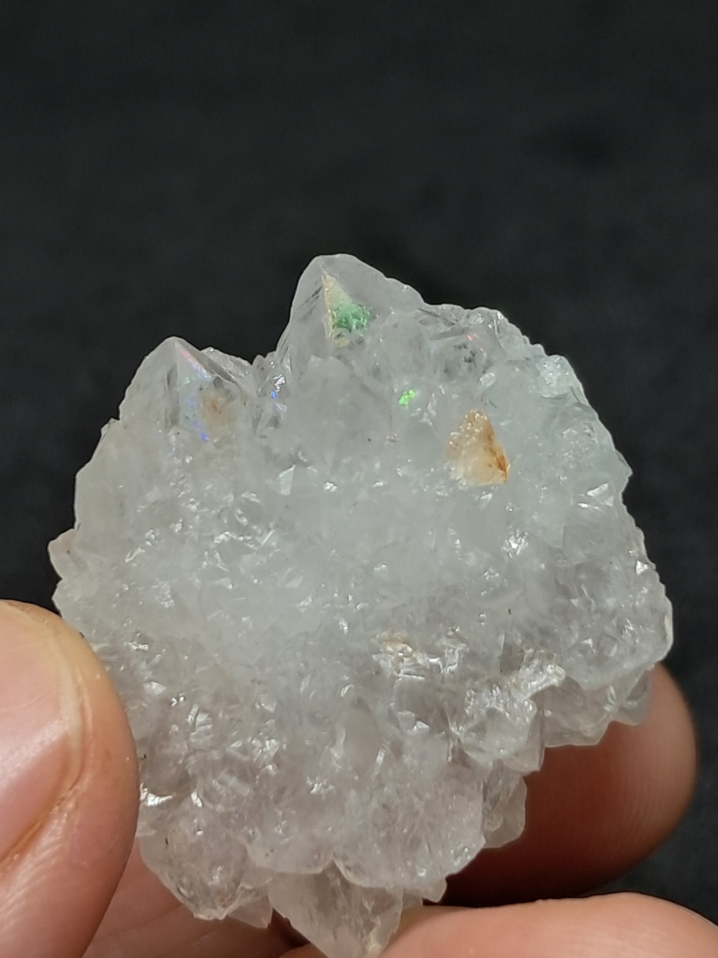 Iris Quartz Stalactite (Anandalite) (Non-precious stone) #AQ26