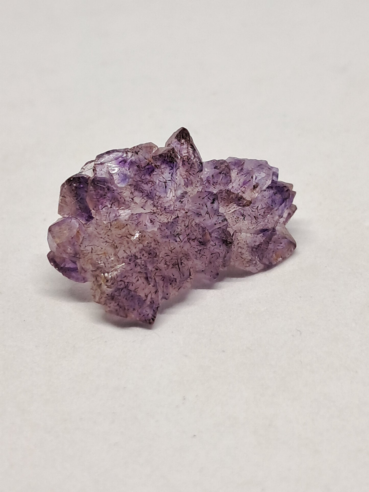 Amethyst Scepter Cluster w/ Goethite (Karur) Crystal Cluster | Natural Stone | Mineral Specimen #KA47