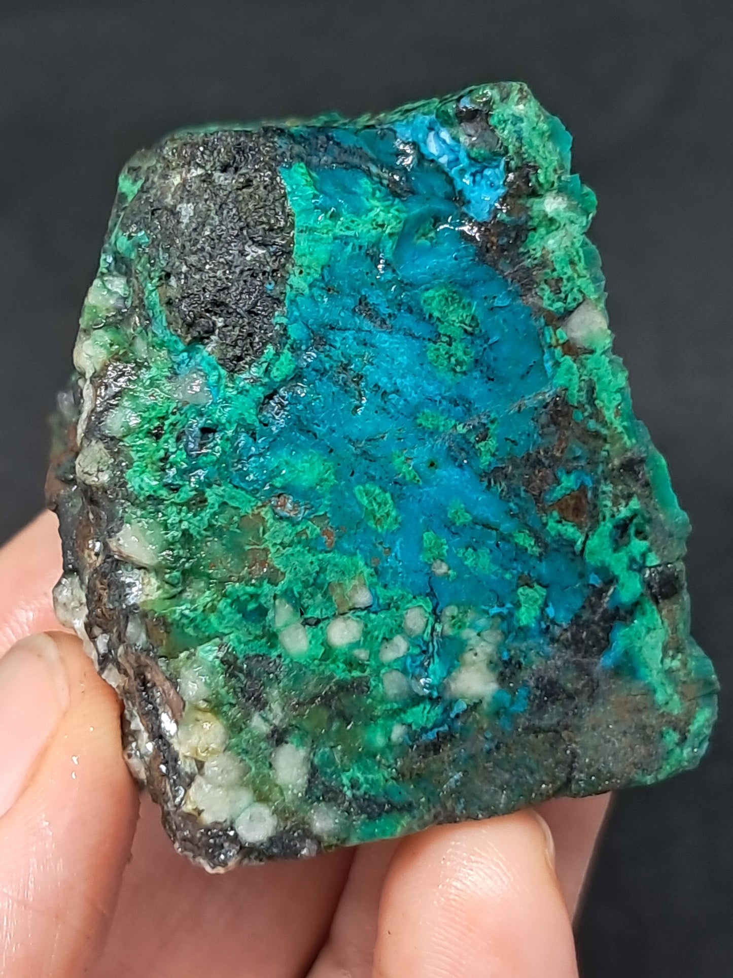 Chrysocolla Malachite (Democratic Republic of Congo) Raw Stone | Rough Crystal | Natural Mineral Specimen #CM7