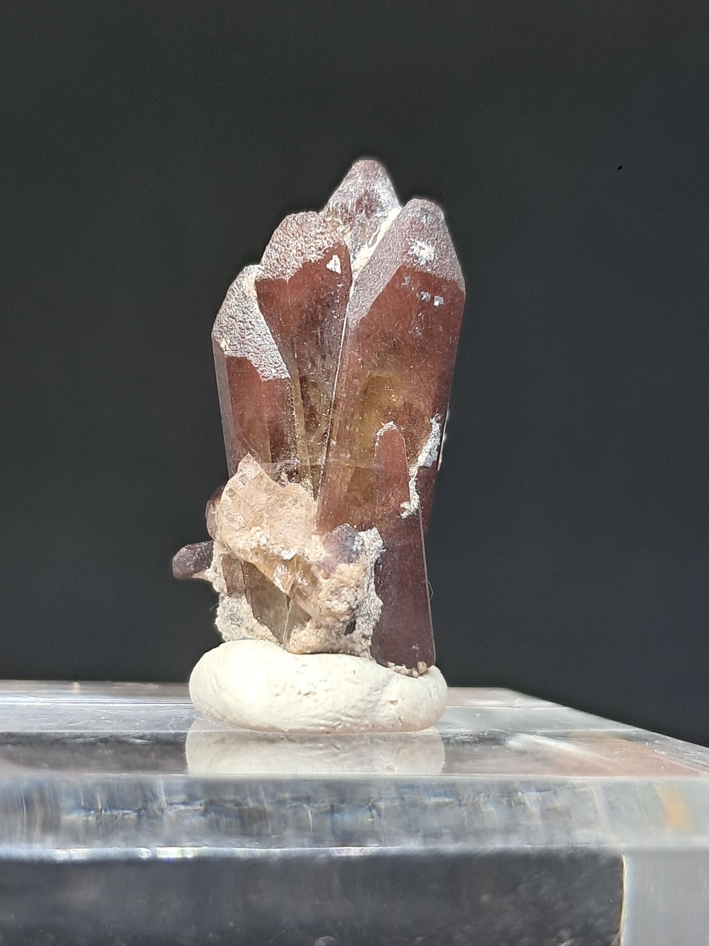 Cristal de topacio natural (México), piedra preciosa rara | Ejemplar mineral n.° TPZ20