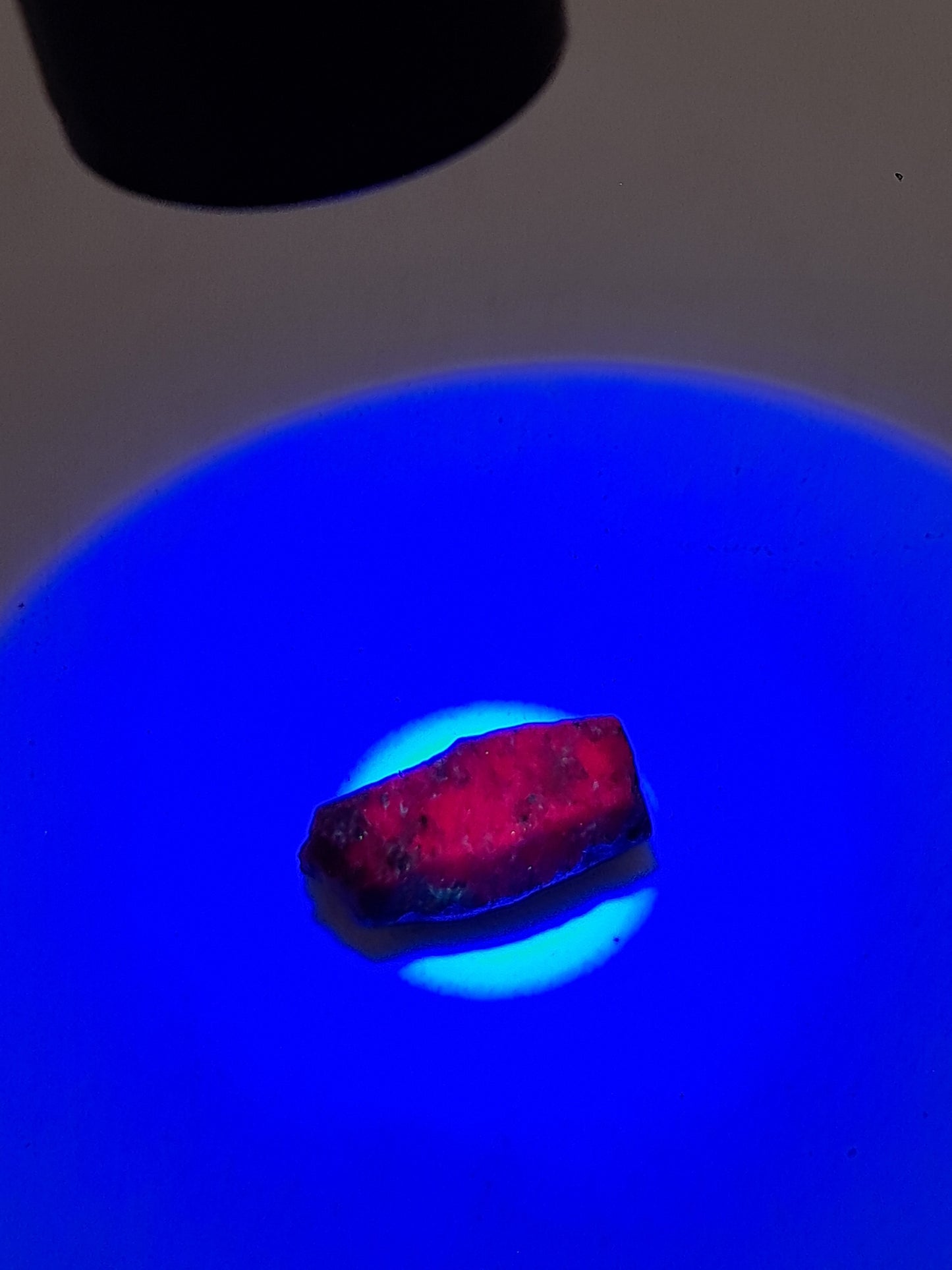 Cristal de rubí en bruto (Tamil Nadu) Piedra natural | Muestra mineral #RB28
