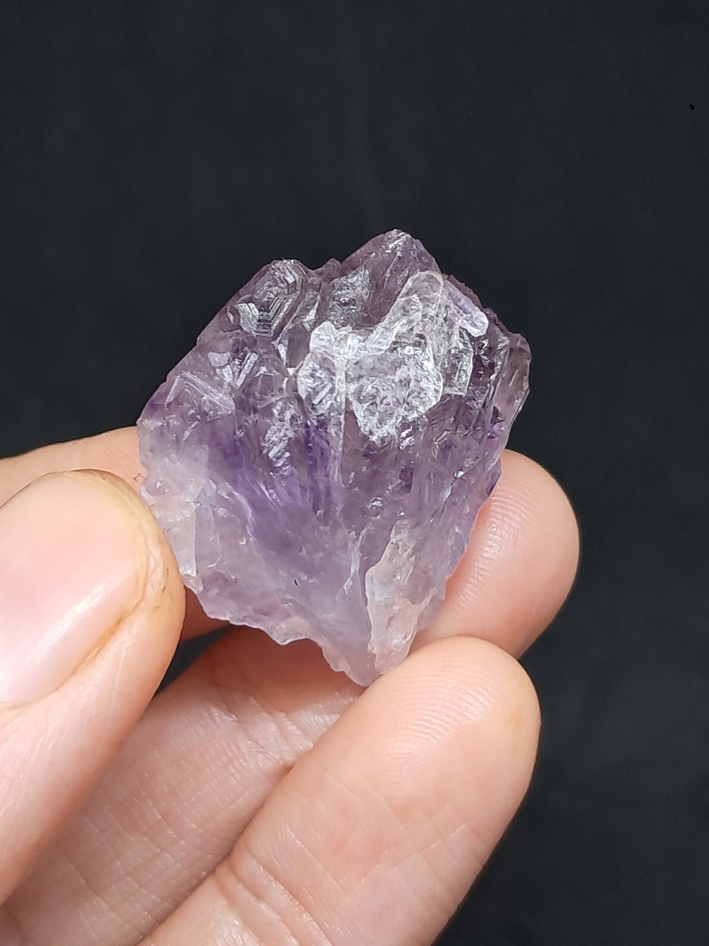 Amatista Elestial (Karur) | Cristal en bruto | Piedra Natural | Espécimen mineral #KA132