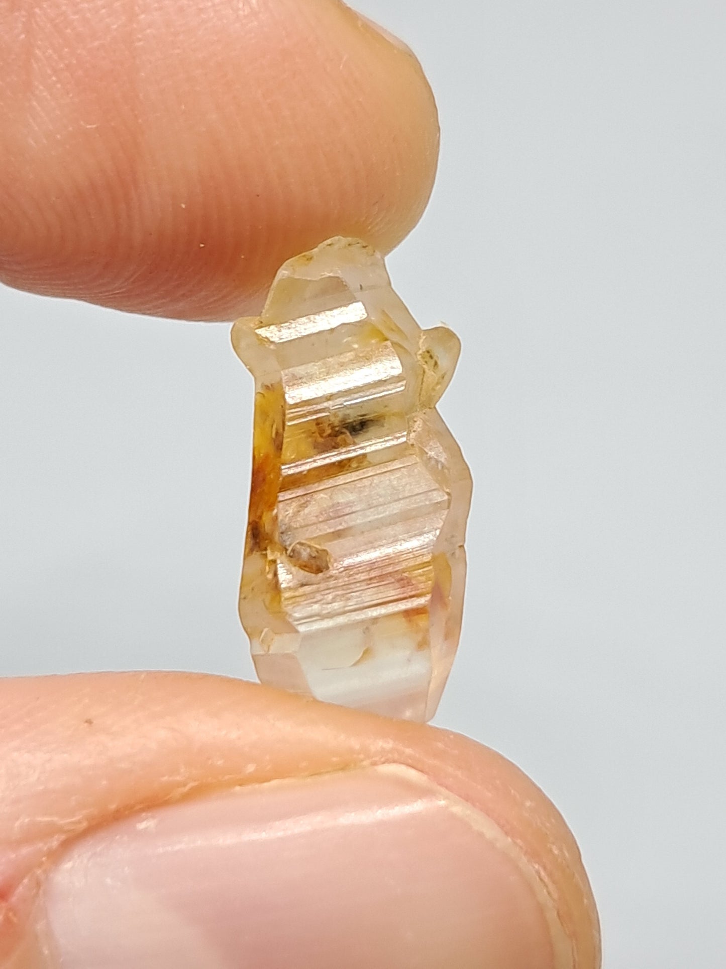 Natural White Sapphire (Sri Lanka) Raw Natural Crystal Stone | Mineral Specimen #SP5