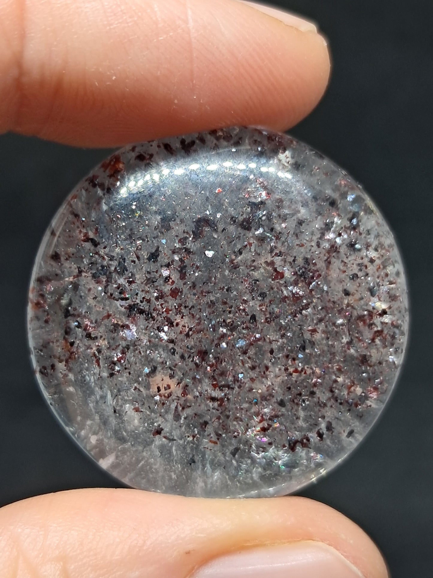 Lepidocrosite Quartz Cabochon #PQ8