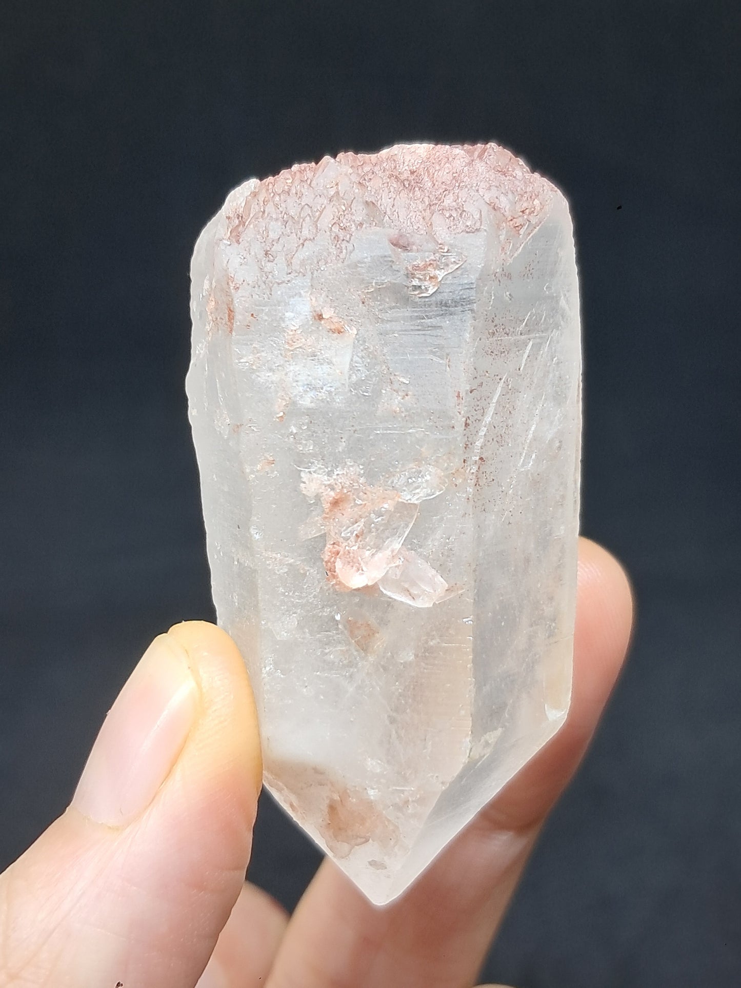 Quartz Self-healed Crystal Point (Himachal Pradesh) | Rare Formation #CH44