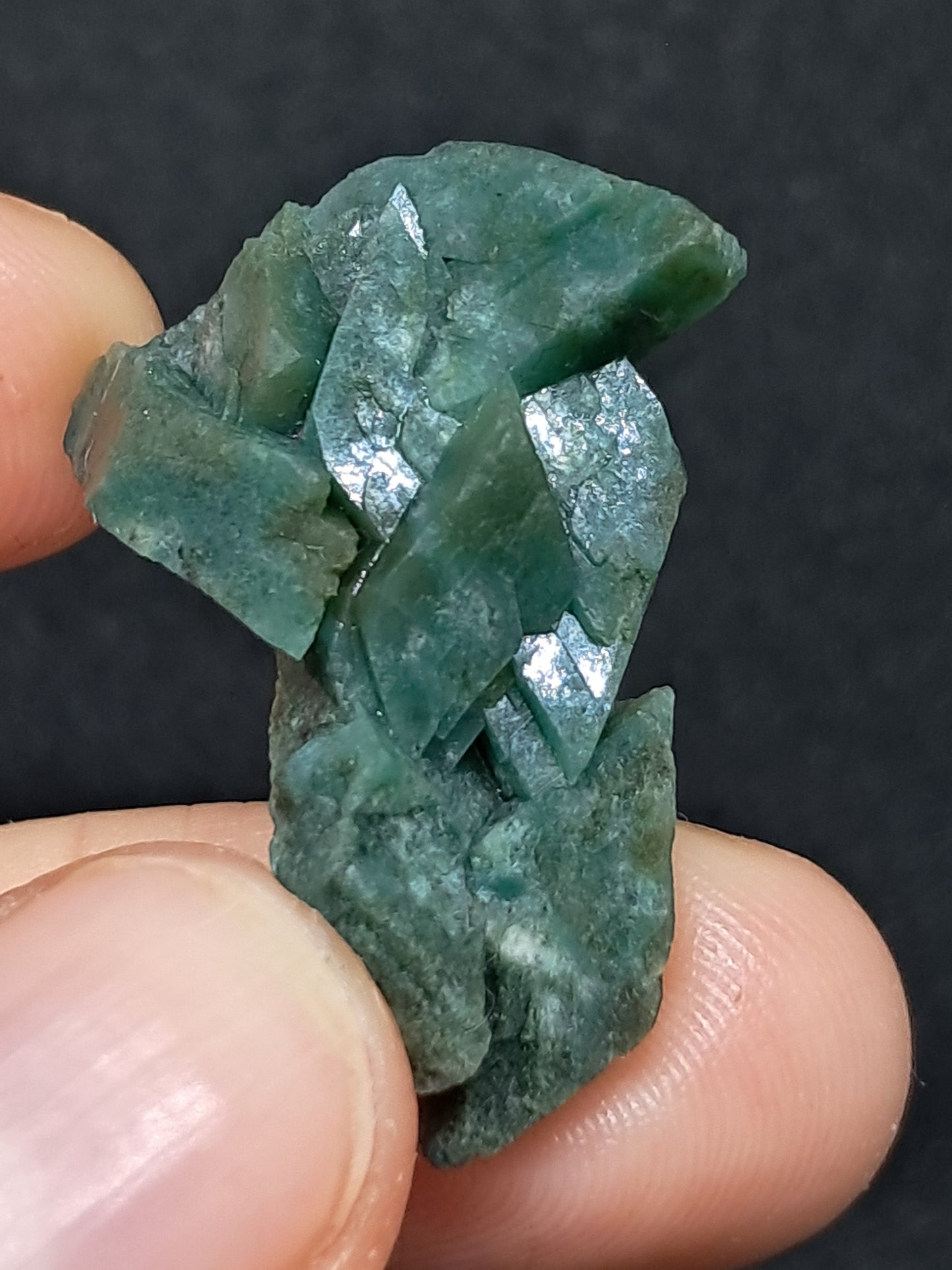 Green Heulandite #ZL12 (Non-precious mineral)