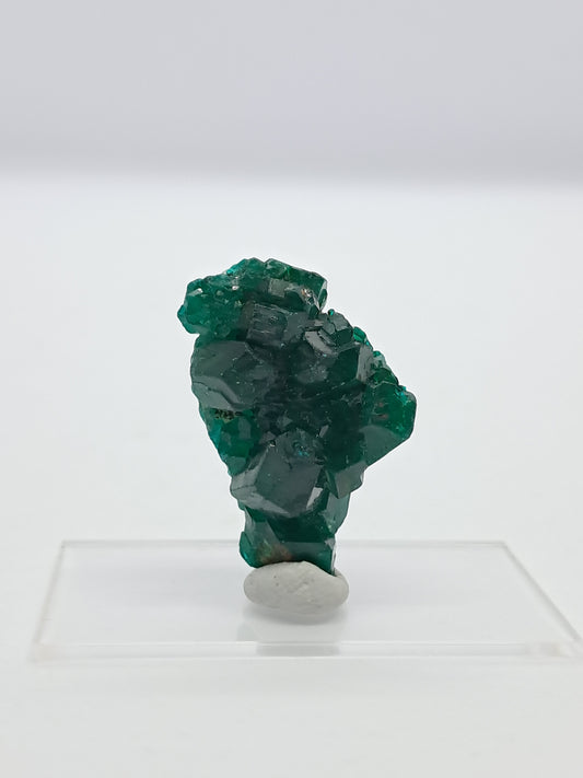Dioptase (Democratic Republic of Congo) Natural Cluster | Rough Crystal | Mineral Specimen #DPT5