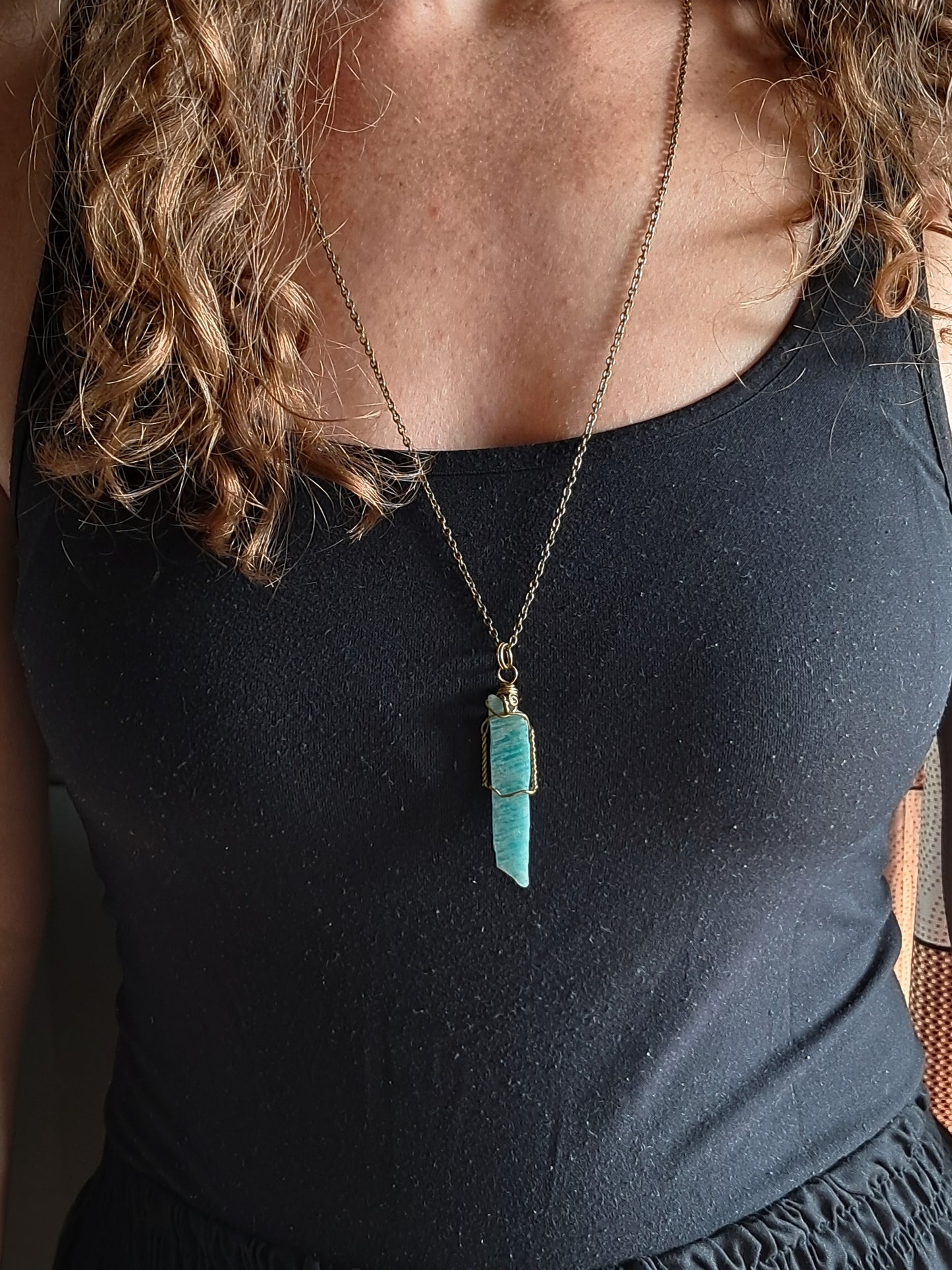 Amazonite Pendant #JL12