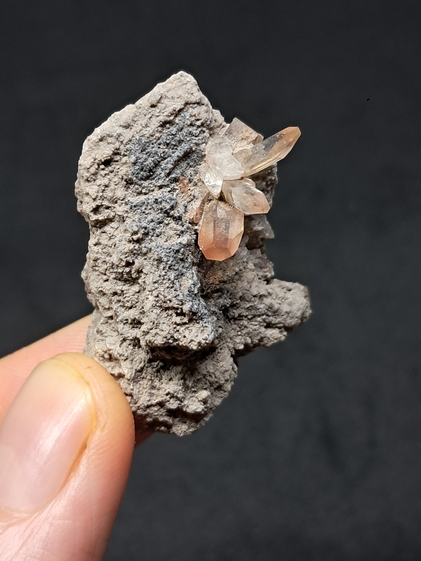 Natural Topaz Crystals on Matrix (Mexico) Rare Gemstone | Mineral Specimen #TPZ11