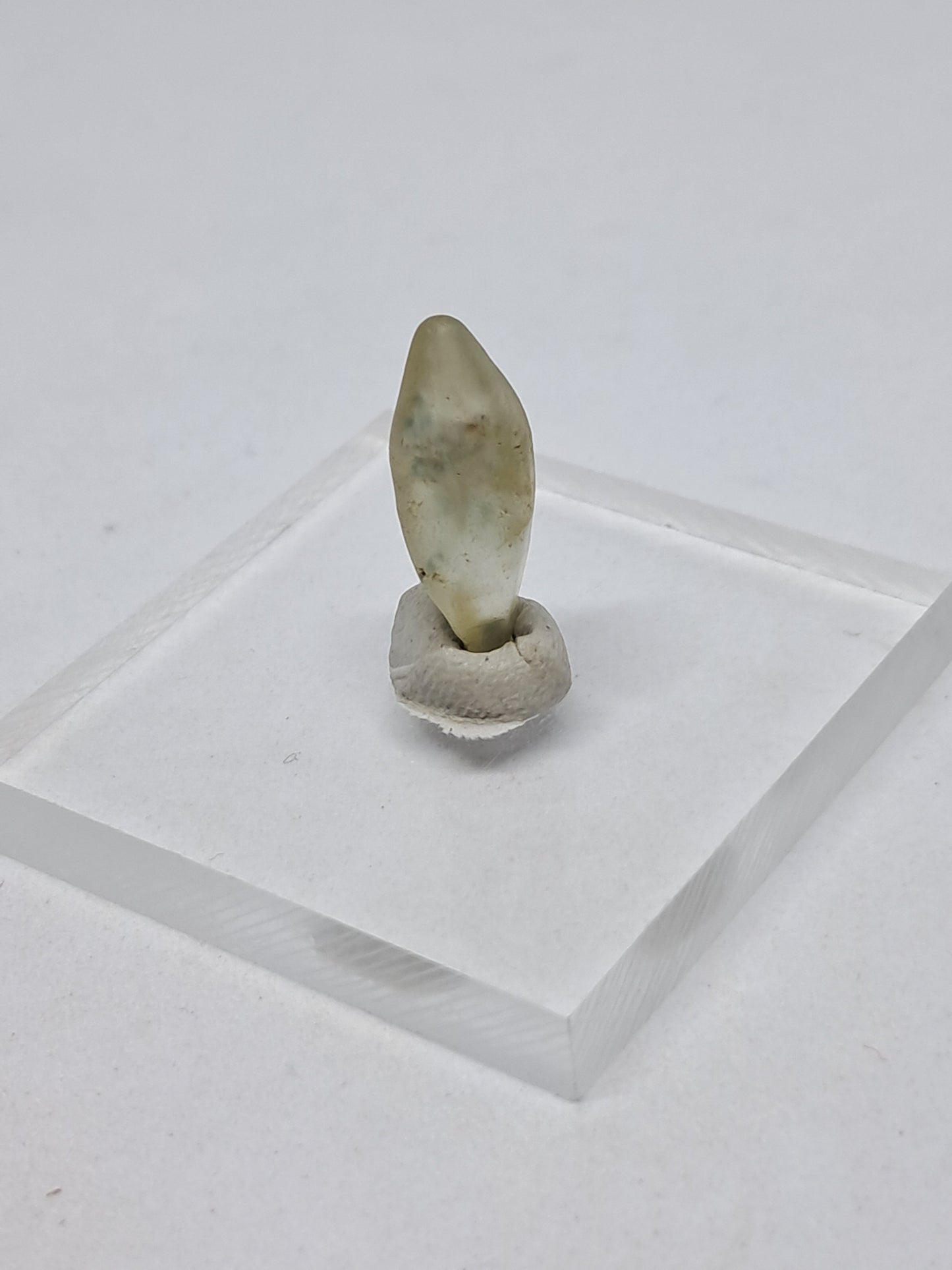 Natural White Sapphire (Sri Lanka) Rough Hexagonal Crystal #SP6