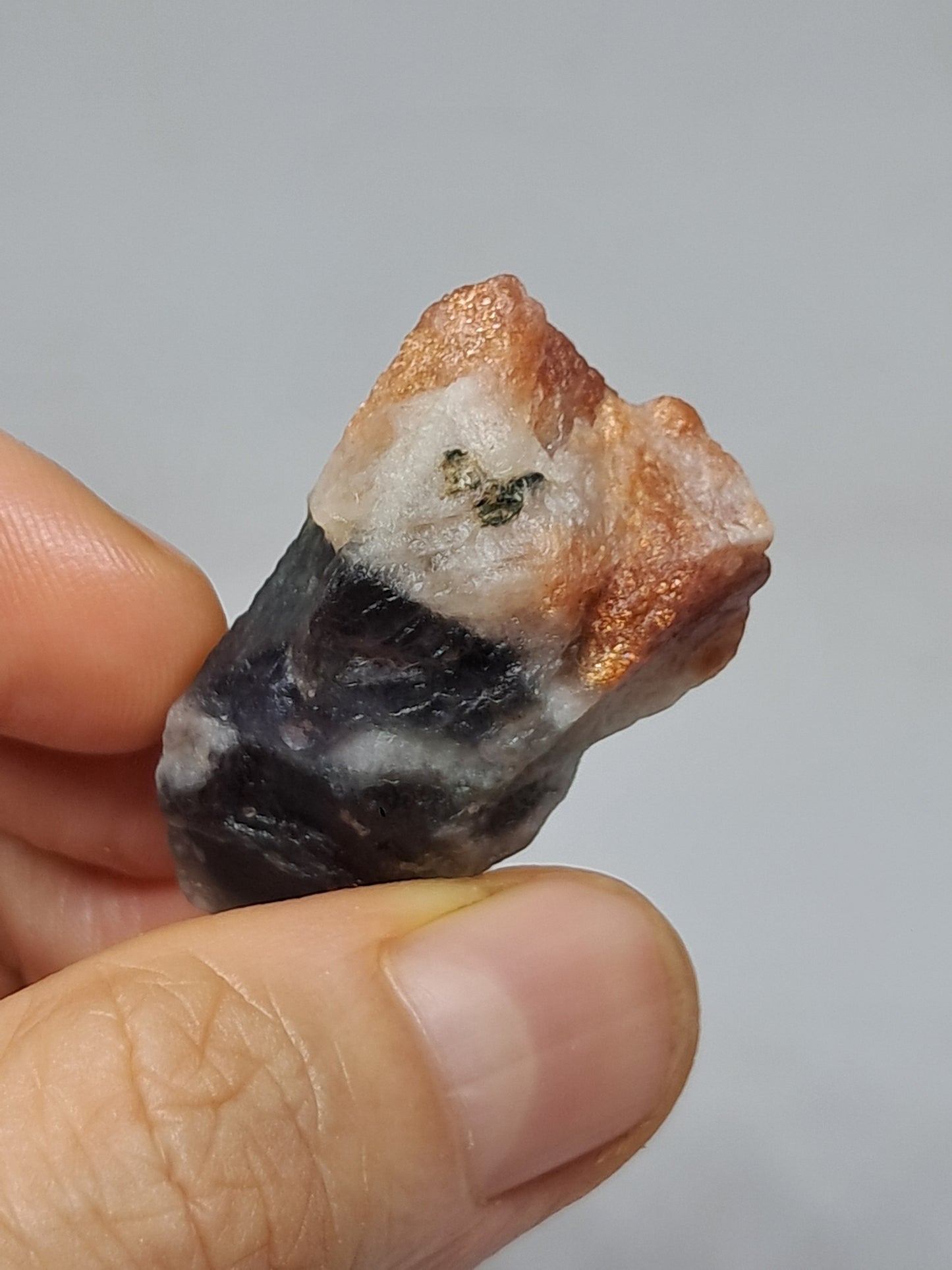 Sunstone w/ Iolite (Tamil Nadu) Rough Stone | Natural Crystal | Mineral Specimen #SI18