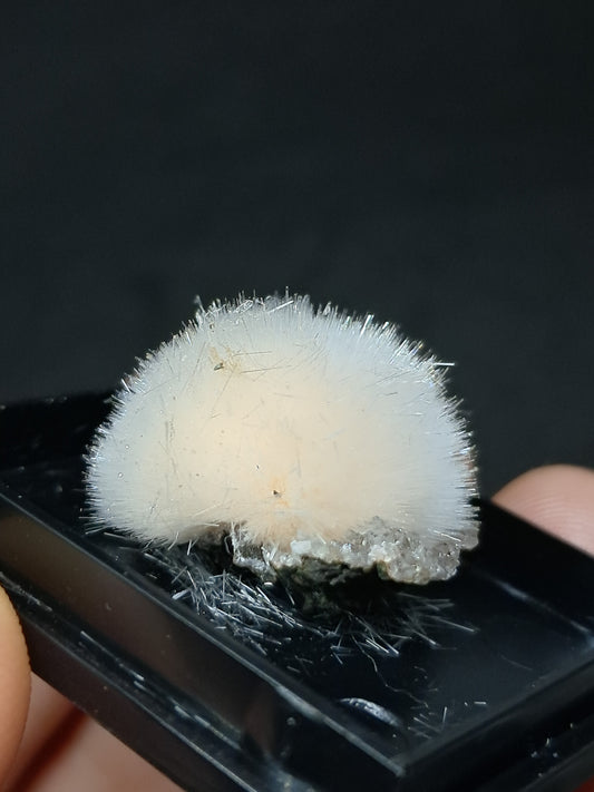 Peach Color Mesolite (Madhya Pradesh) Natural Crystal | Mineral Specimen #MS12