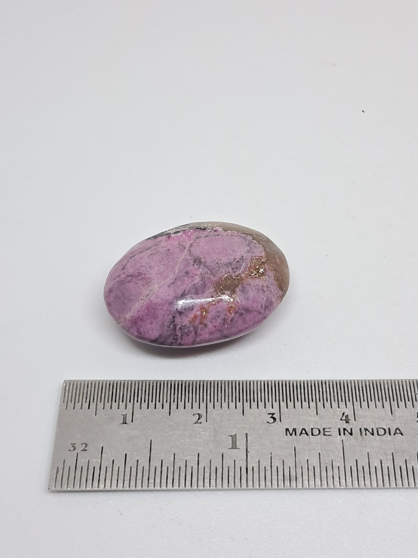 Cobaltoan Calcite Palmstone | Natural Polished Stone | Rare Mineral #CO3