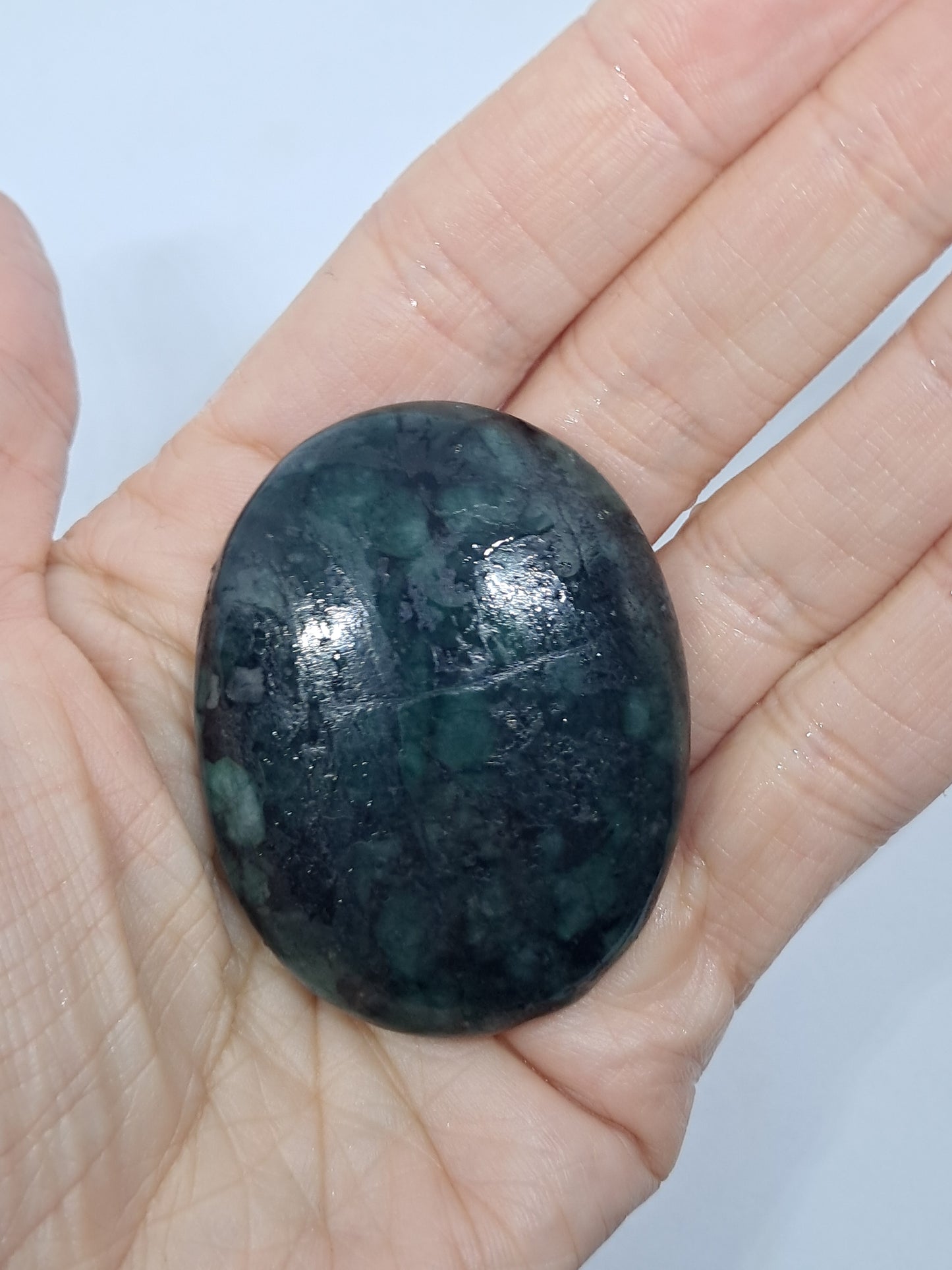 Emerald Palmstone | Polished Stone | Natural Crystal #EM1