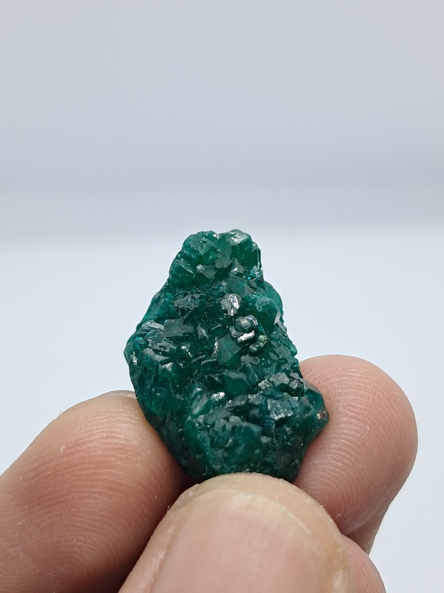 Dioptase (DRC) Natural Cluster | Rough Crystal | Mineral Specimen #DPT6