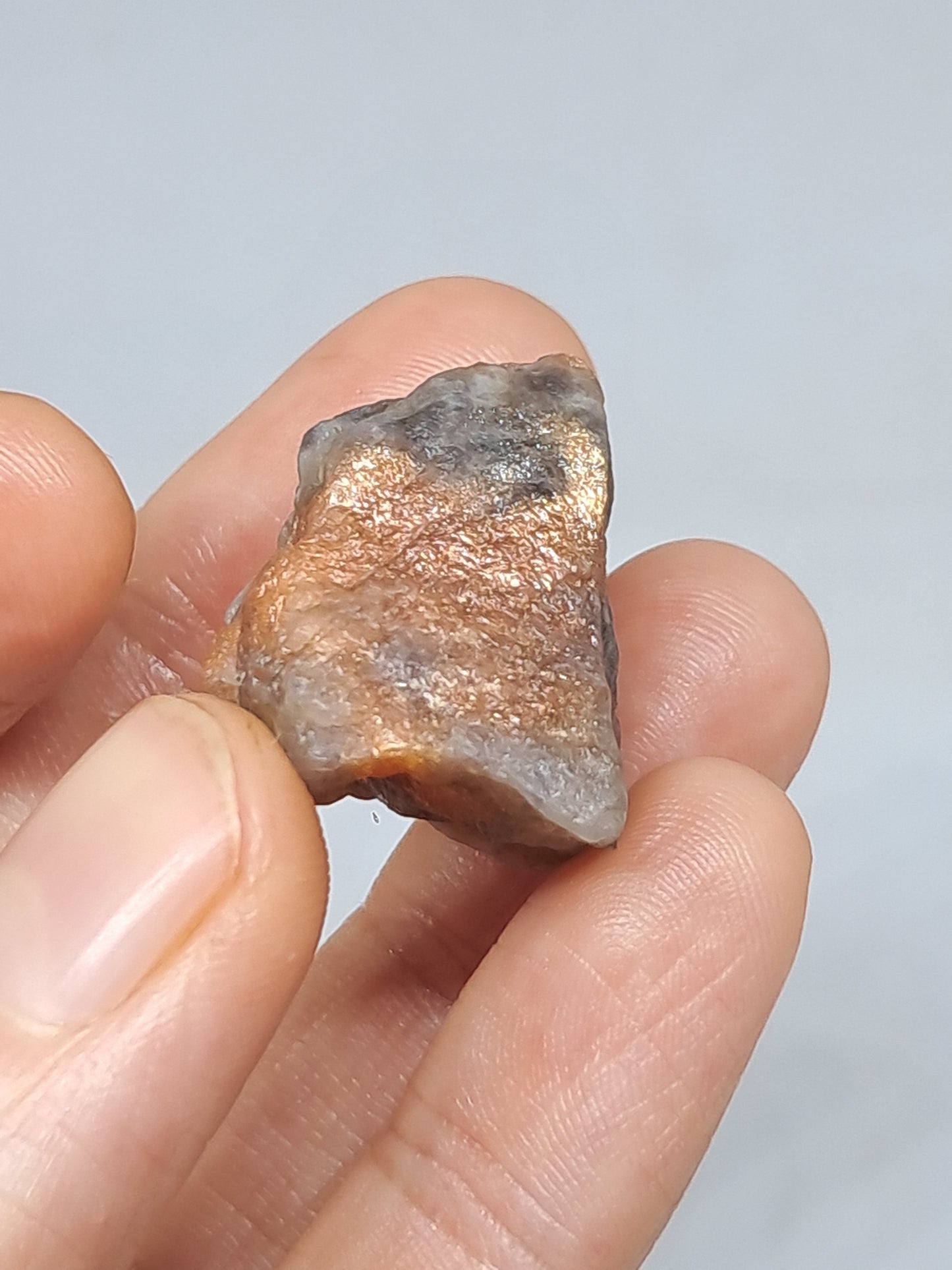 Sunstone w/ Iolite (Tamil Nadu) Rough Stone | Natural Crystal | Mineral Specimen #SI11