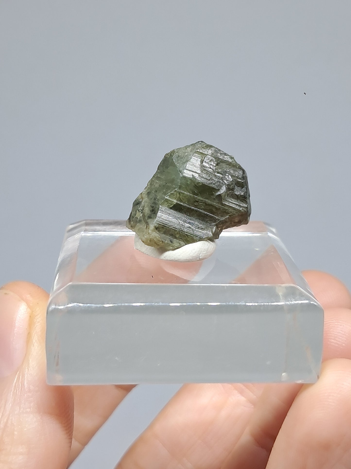 Natural Green Sapphire Crystal (Karur) Rough Stone | Mineral Specimen #SP23