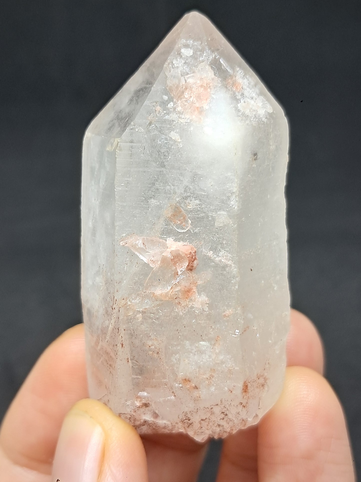 Quartz Self-healed Crystal Point (Himachal Pradesh) | Rare Formation #CH44