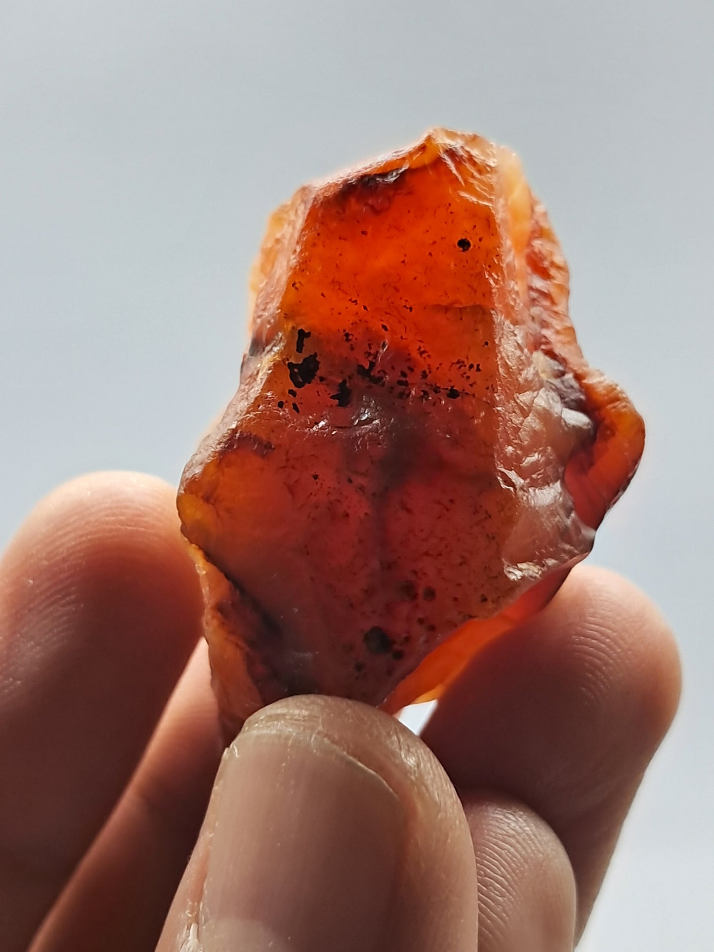 Rough Carnelian (India) Raw Stone | Natural Crystal | Mineral Specimen #CRN5
