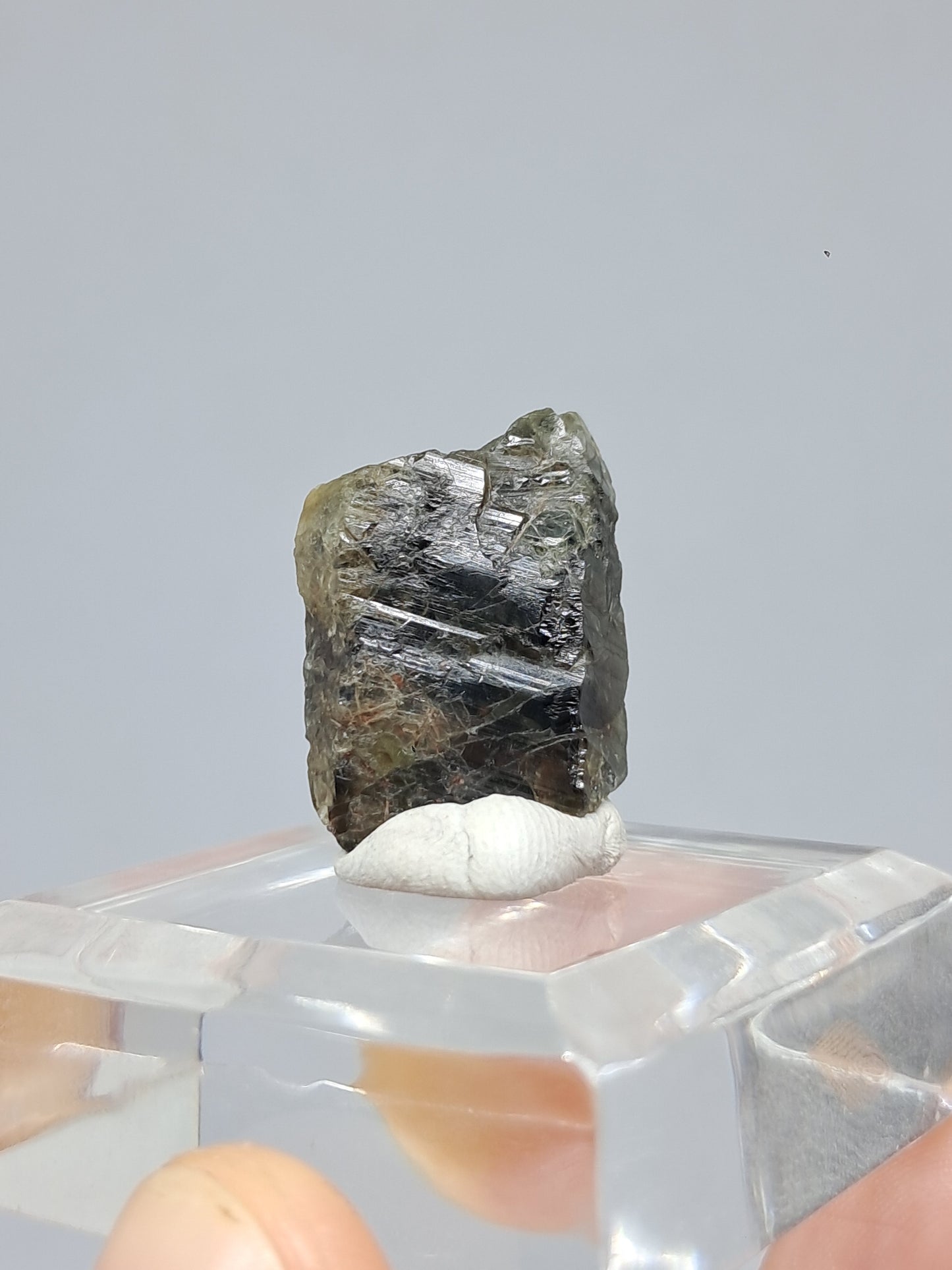 Natural Green Sapphire Crystal (Karur) Rough Stone | Mineral Specimen #SP24