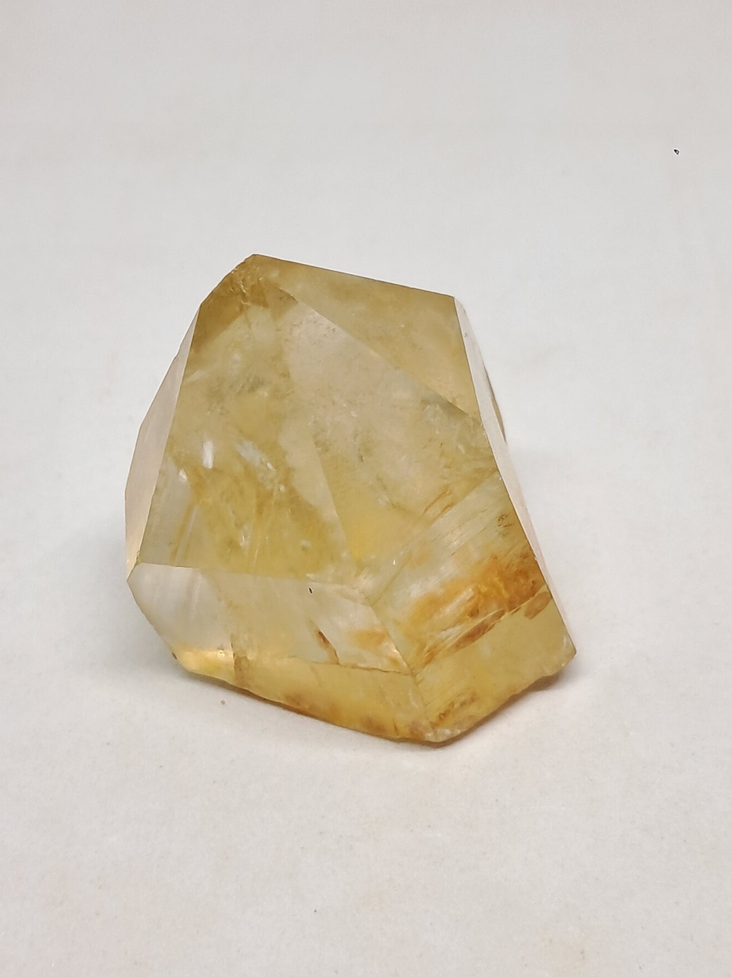 Natural Citrine "Kundalini" (Democratic Republic of Congo) Crystal Point | Mineral Specimen #CTN21
