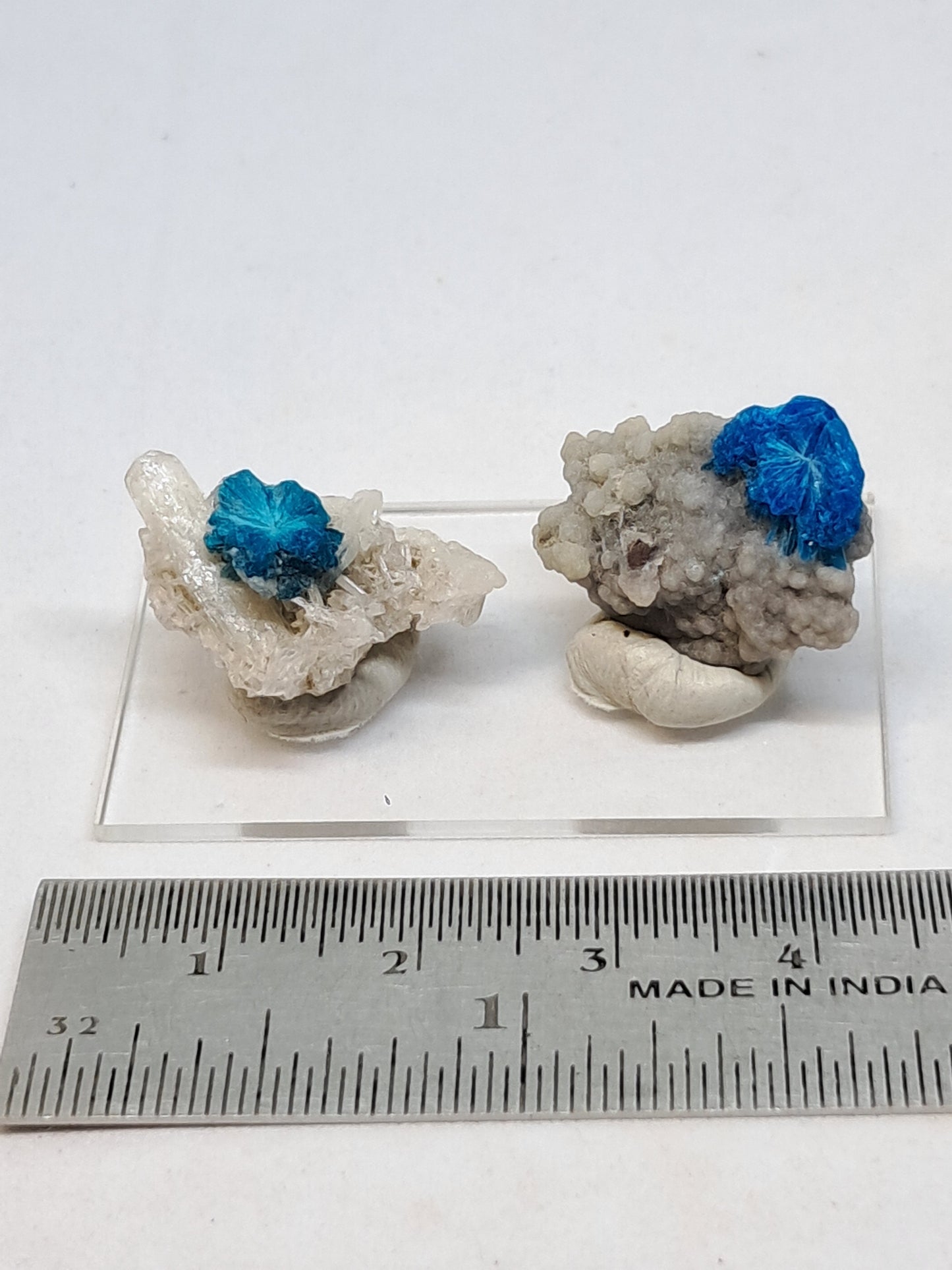 Set of Cavansite & Pentagonite on Matrix (Wagholi) Rough Stone | Natural Crystal | Rare Mineral Specimen #CV41