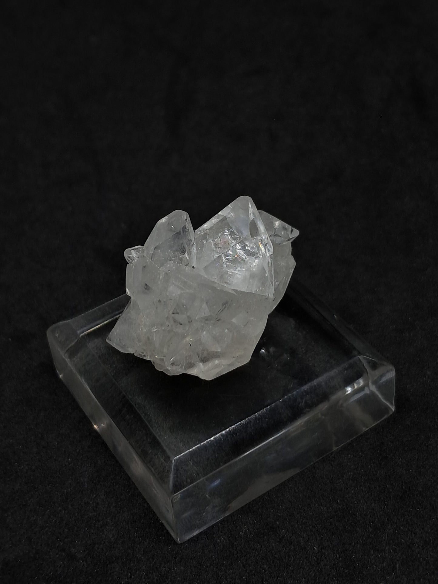 Clear Apophyllite Cluster (Ajanta) Natural Crystal | Mineral Specimen #AP52