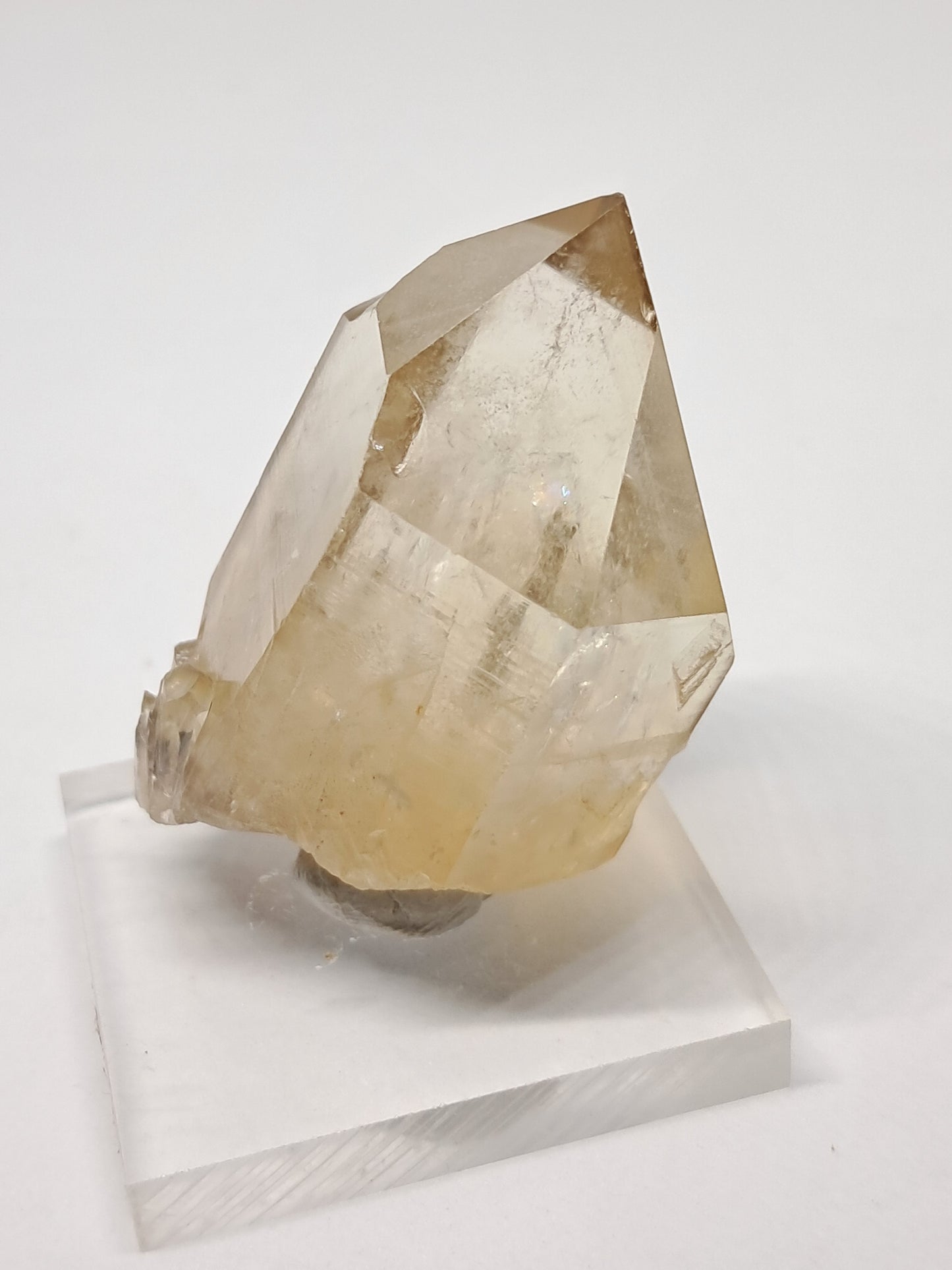 Natural Citrine "Kundalini" with Rainbows (Democratic Republic of Congo) Crystal Point | Mineral Specimen #CTN13