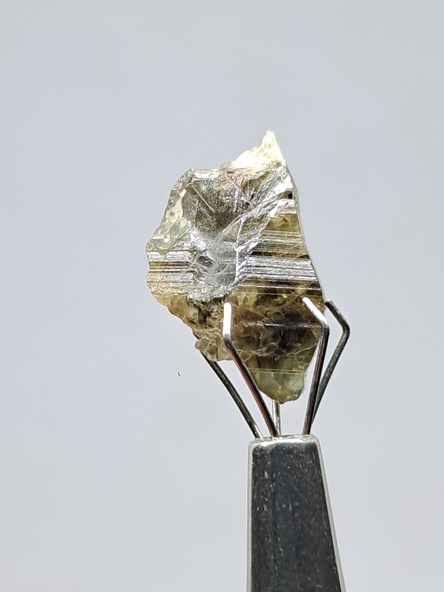 Natural Green Sapphire Crystal (Karur) Rough Stone | Mineral Specimen #SP30