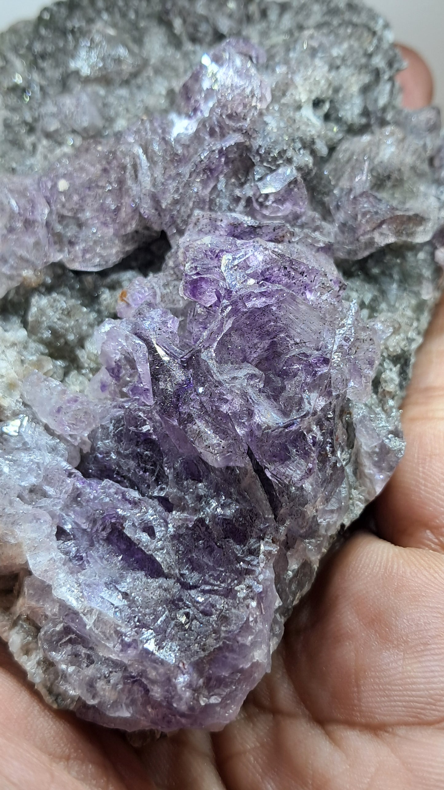 Karur Amethyst | Natural Skeletal Formation| Honeycomb Termination | Mineral Specimen #KA180