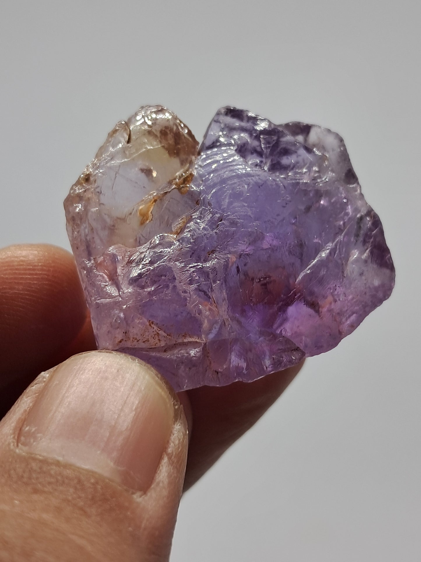 Rough Ametrine (Madagascar) Raw Natural Stone | Mineral Specimen #AMT2