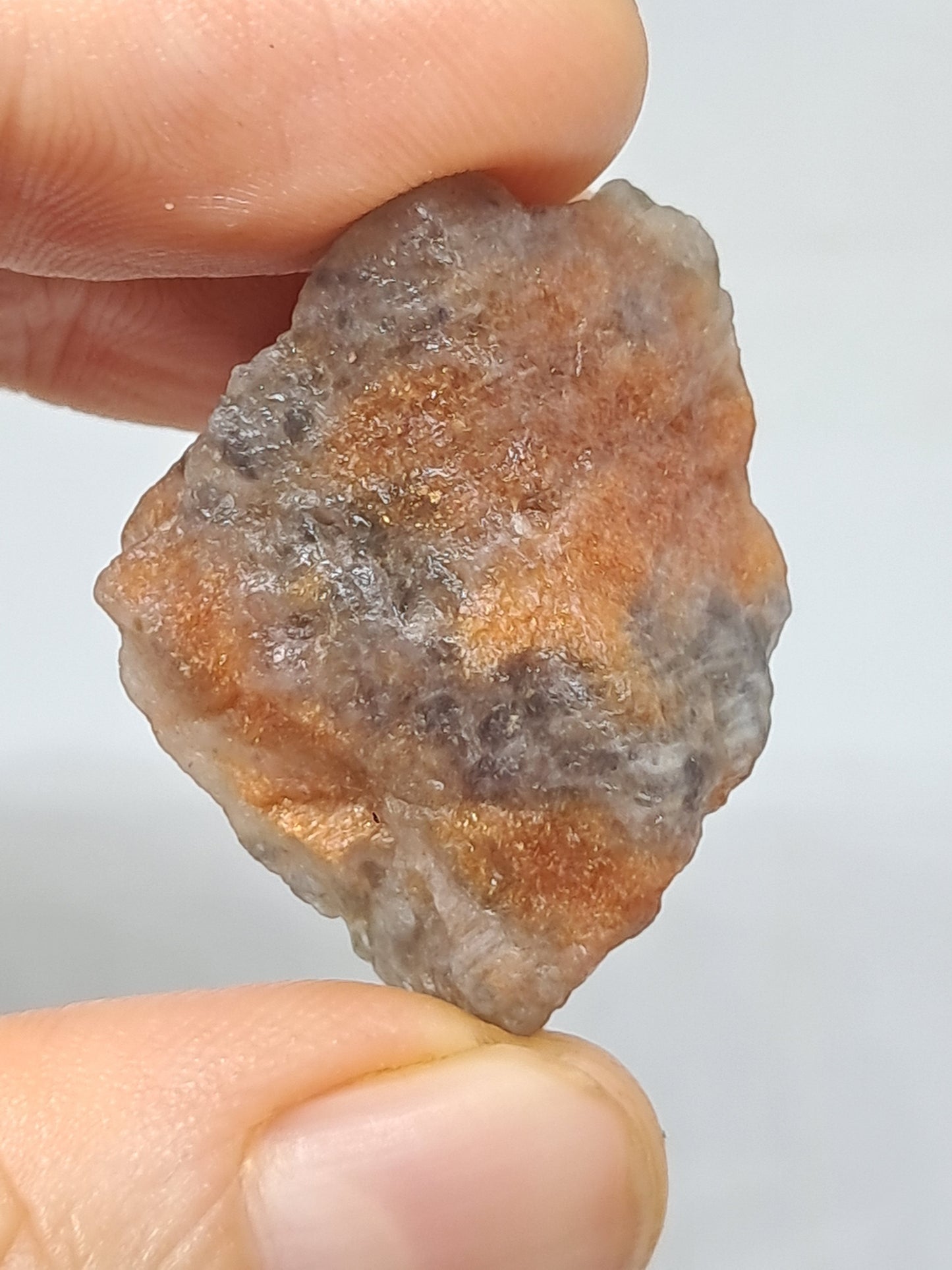 Sunstone w/ Iolite (Tamil Nadu) Rough Stone | Natural Crystal | Mineral Specimen #SI11