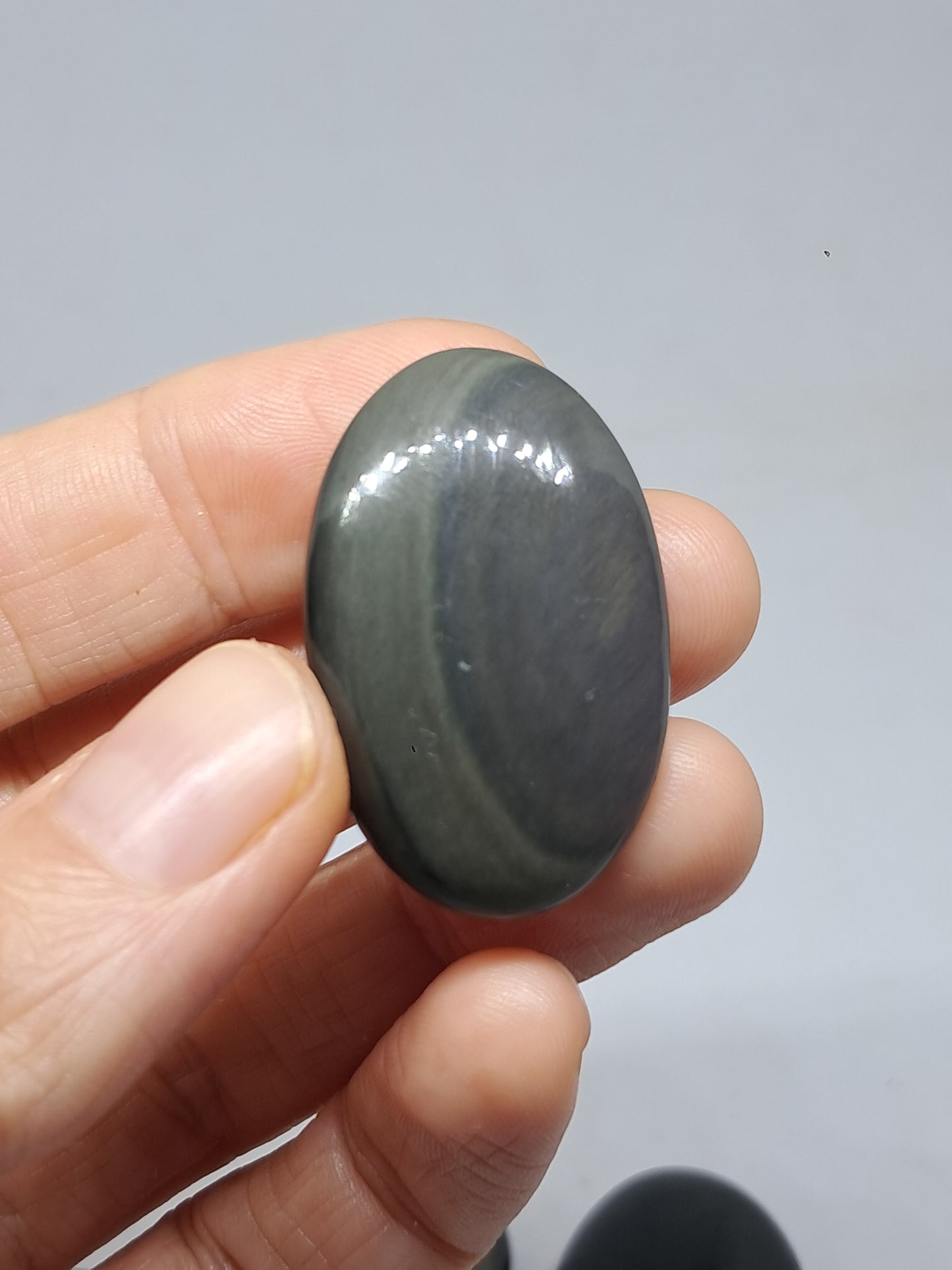 Obsidiana Arcoíris (México) Colores Concéntricos | Patrón de Ojos | Cristales Naturales Pulidos #RO2