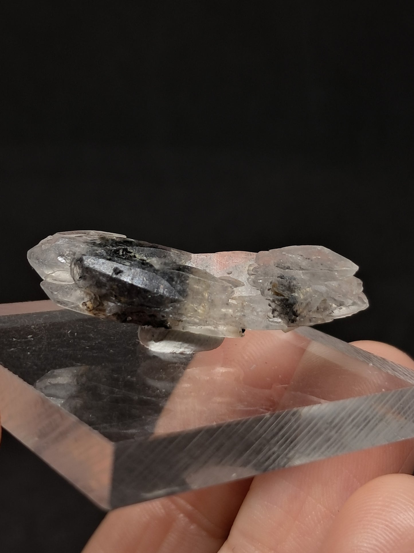 Tourmalinated Quartz Biterminated Crystal (Non-precious stone) #TQ23