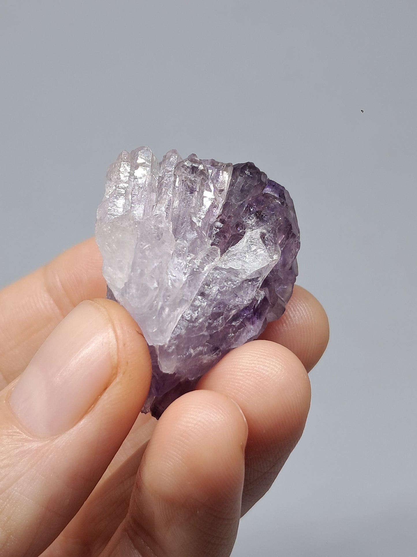 Amatista en racimo (Karur) | Cristal en bruto | Piedra natural | Ejemplar mineral n.° KA121