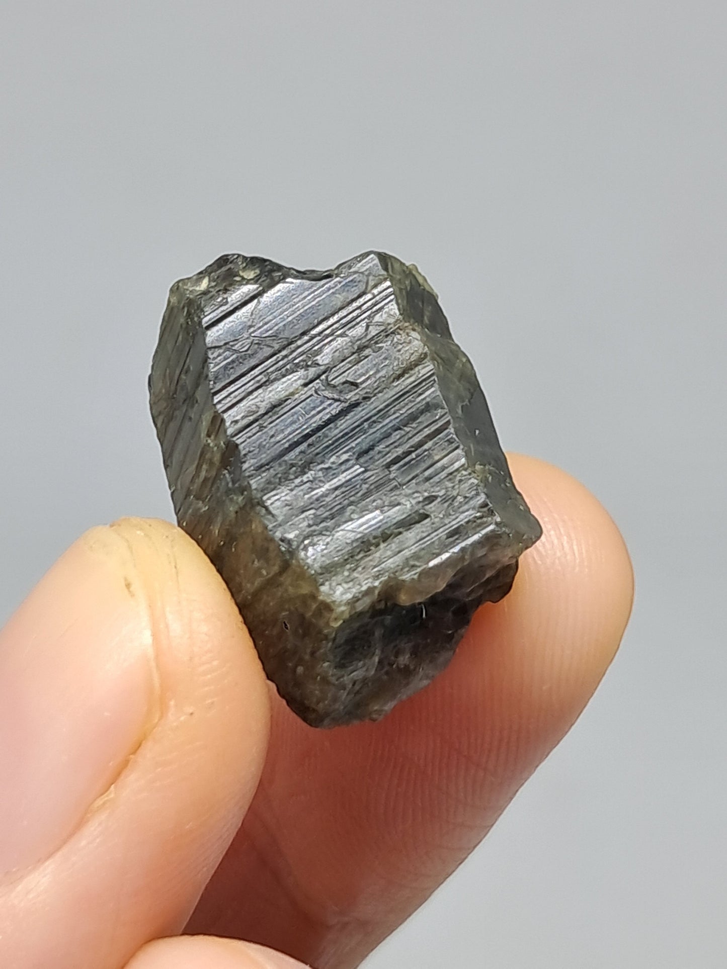 Natural Teal Green Sapphire Crystal (Karur) Rough Stone | Mineral Specimen #SP22