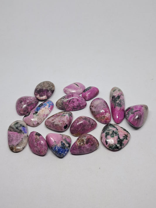 Cobaltoan Calcite Tumbled Stone | Free Form Polished Crystals #CO1