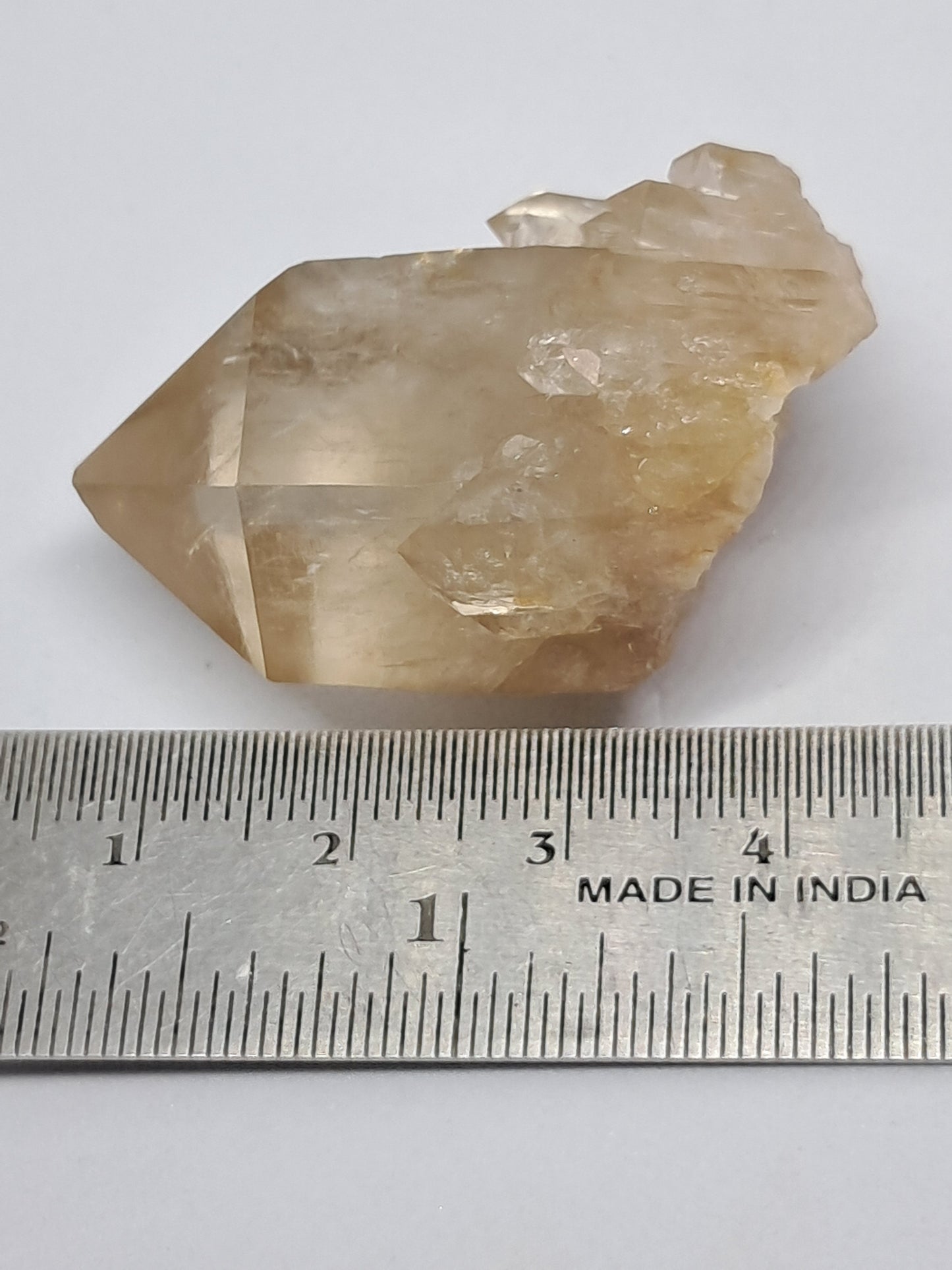 Natural Citrine "Kundalini" (Democratic Republic of Congo) Crystal Point | Mineral Specimen #CTN12