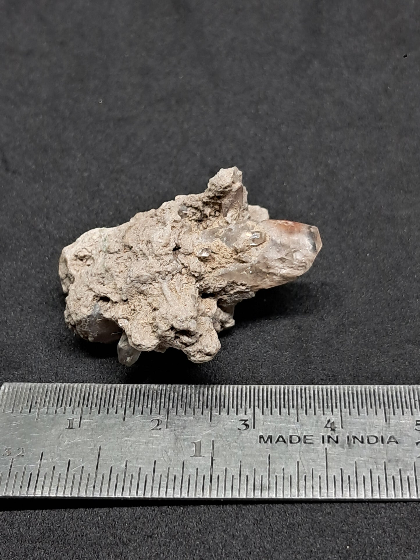 Cristal de topacio natural en matriz (México), piedra preciosa rara | Ejemplar mineral n.° TPZ7