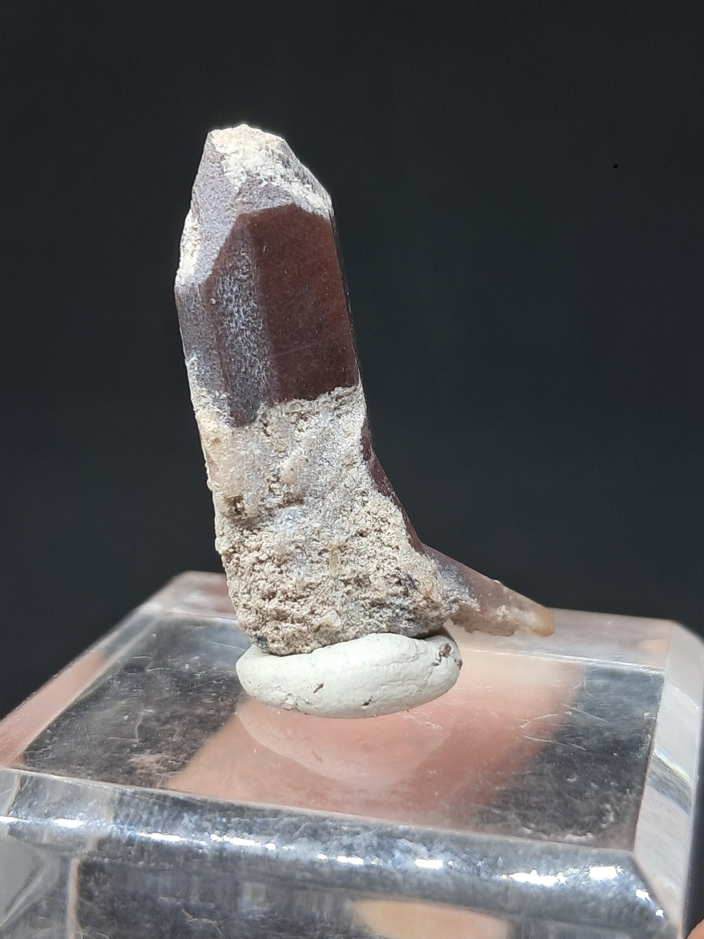 Cristal de topacio natural (México), piedra preciosa rara | Ejemplar mineral n.° TPZ19
