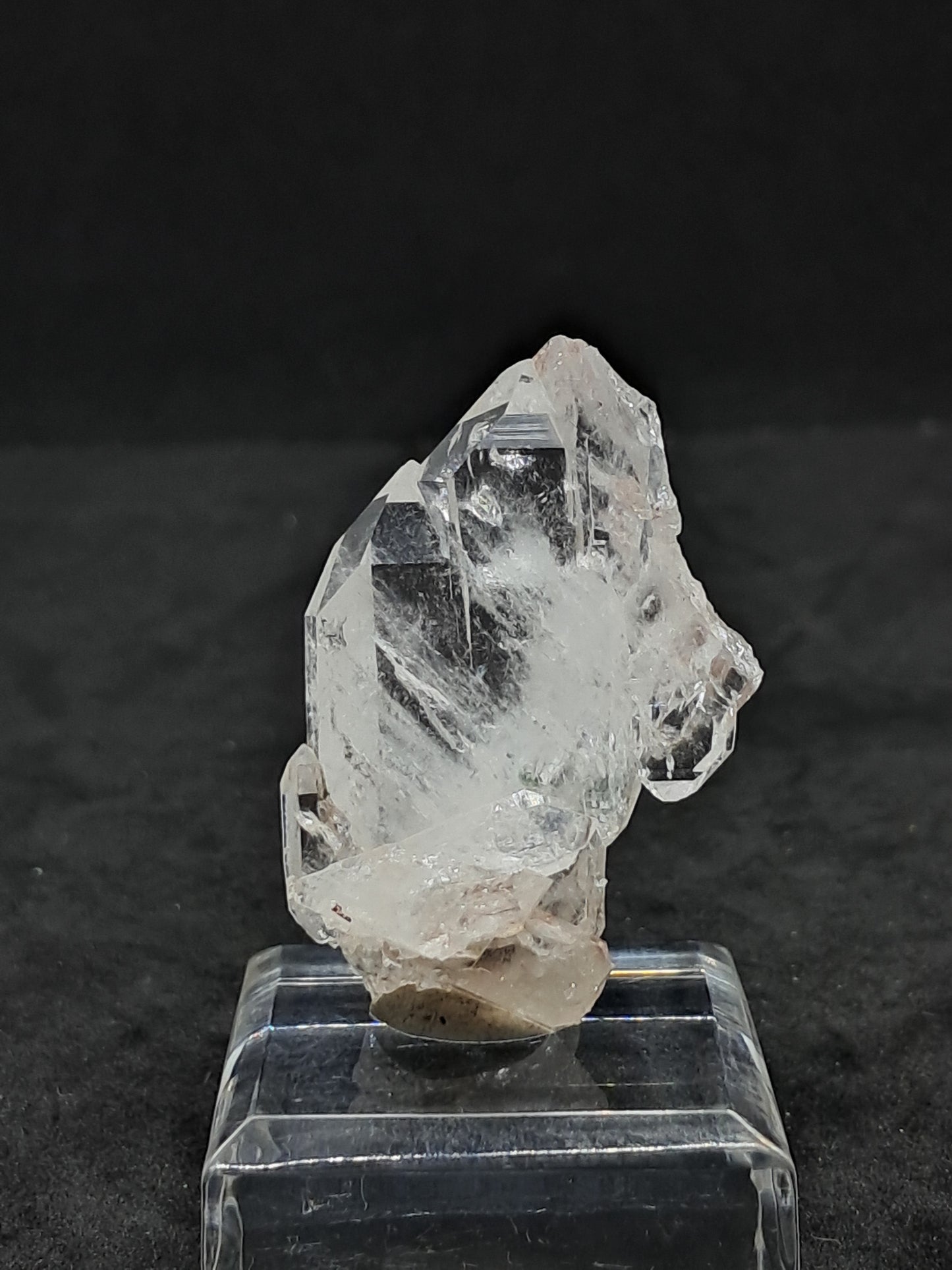 Punta Natural de Cuarzo Claro de la Formación Faden (Santander, Colombia) | Ejemplar Mineral n.° COQ6