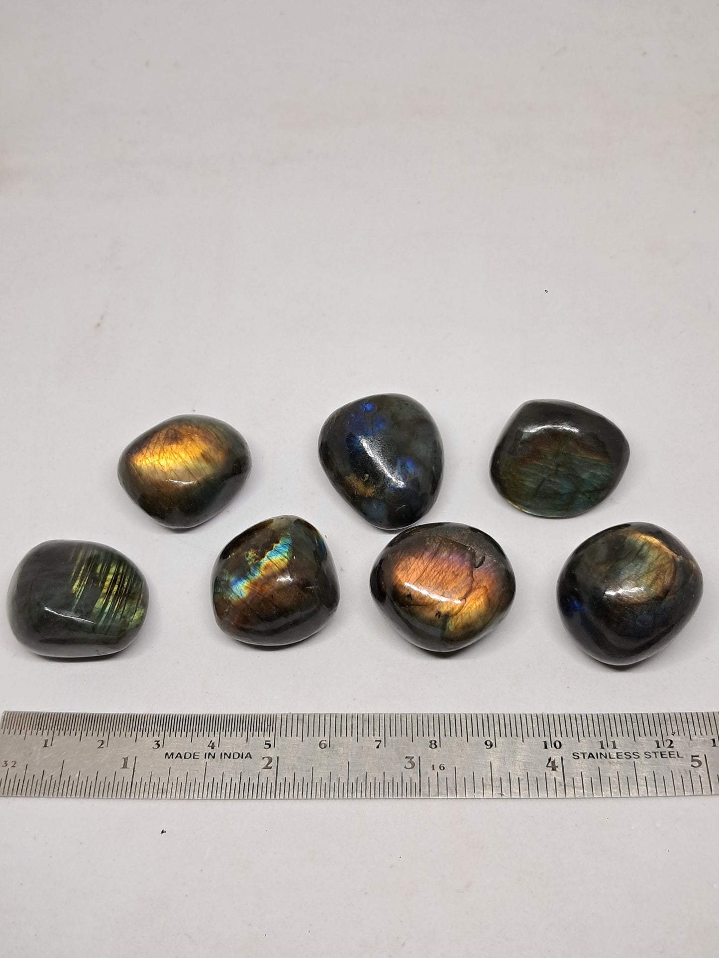 Labradorite Tumbled Stones | Natural Polished Crystal | Good Flash | Great Iridiscence #LB4