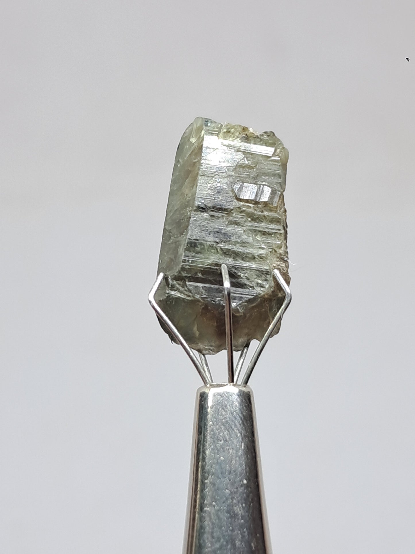Natural Green Sapphire Crystal (Karur) Rough Stone | Mineral Specimen #SP36