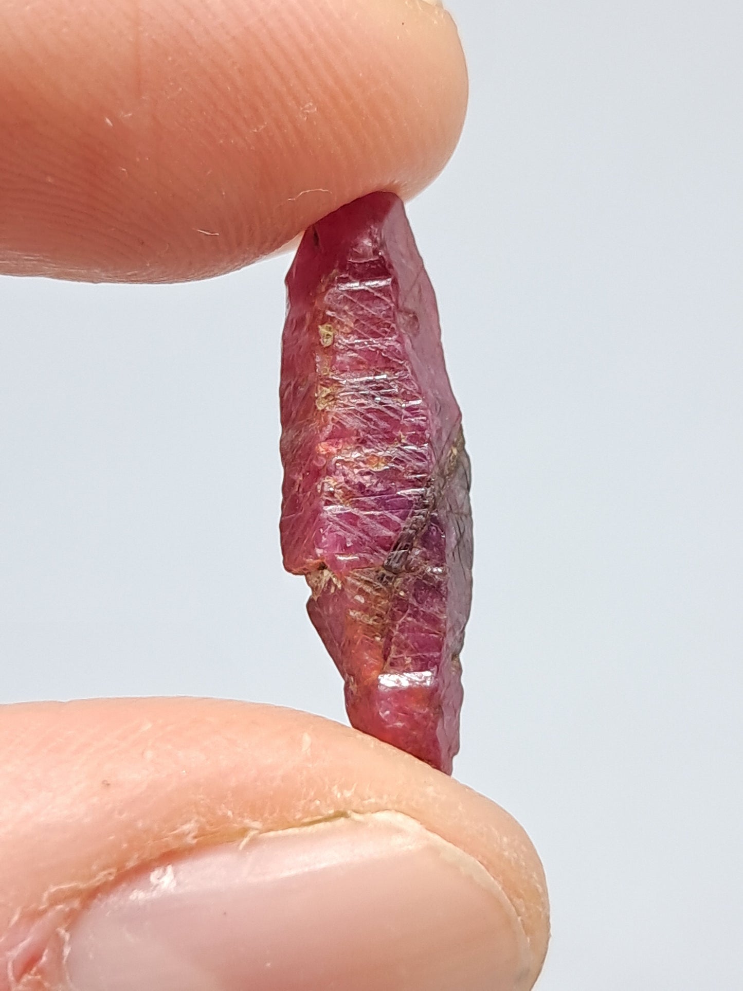 Natural Ruby Hexagonal Crystal (Vietnam) #RB10