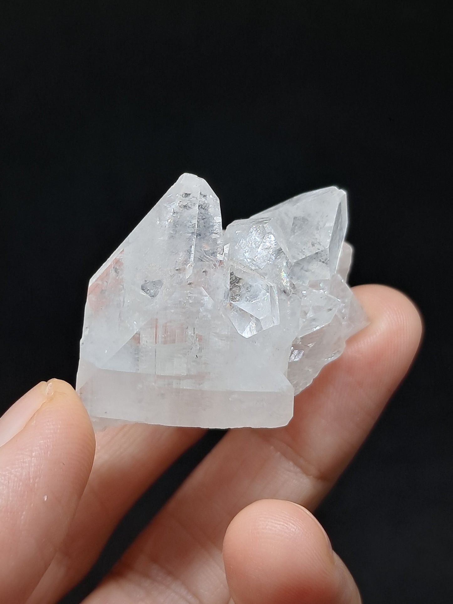 Clear Apophyllite Cluster (Ajanta) Natural Crystal | Mineral Specimen #AP51