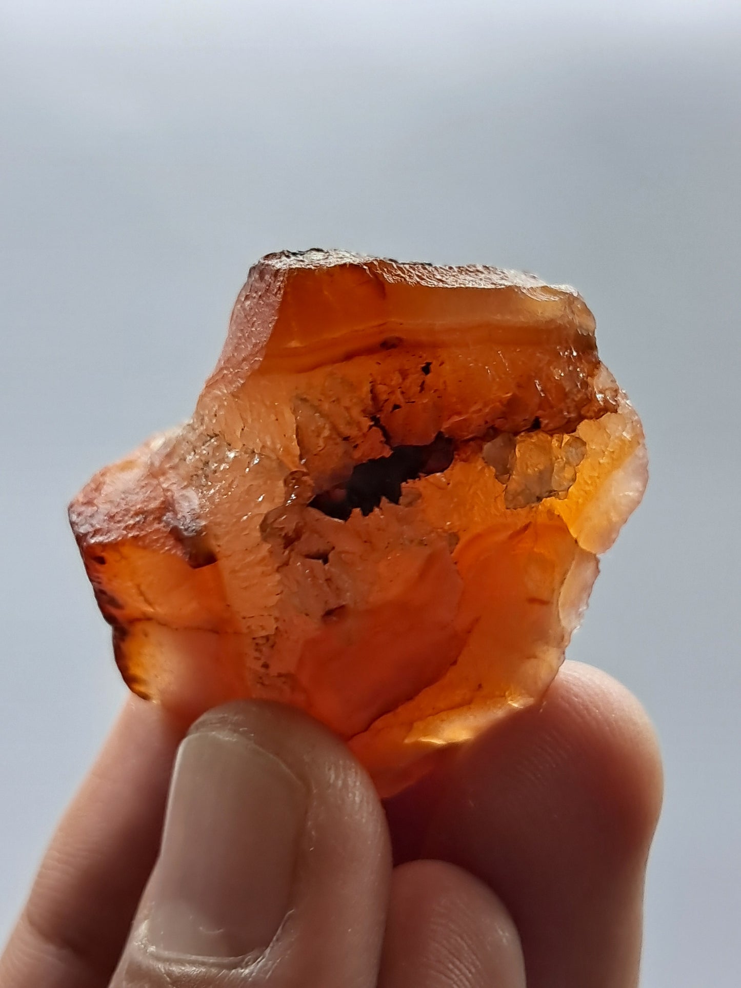 Rough Carnelian (India) Raw Stone | Natural Crystal | Mineral Specimen #CRN8